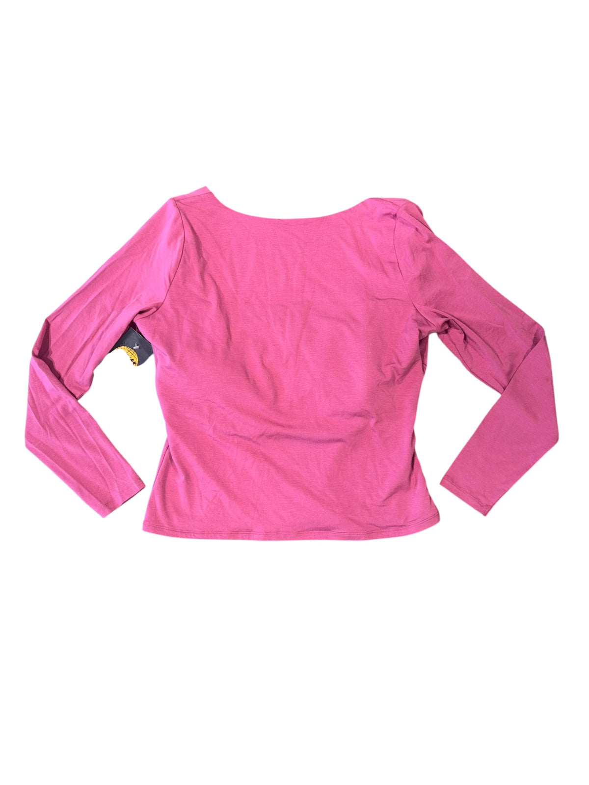 purple pink abercrombie nwt soft ls open back w chain, L