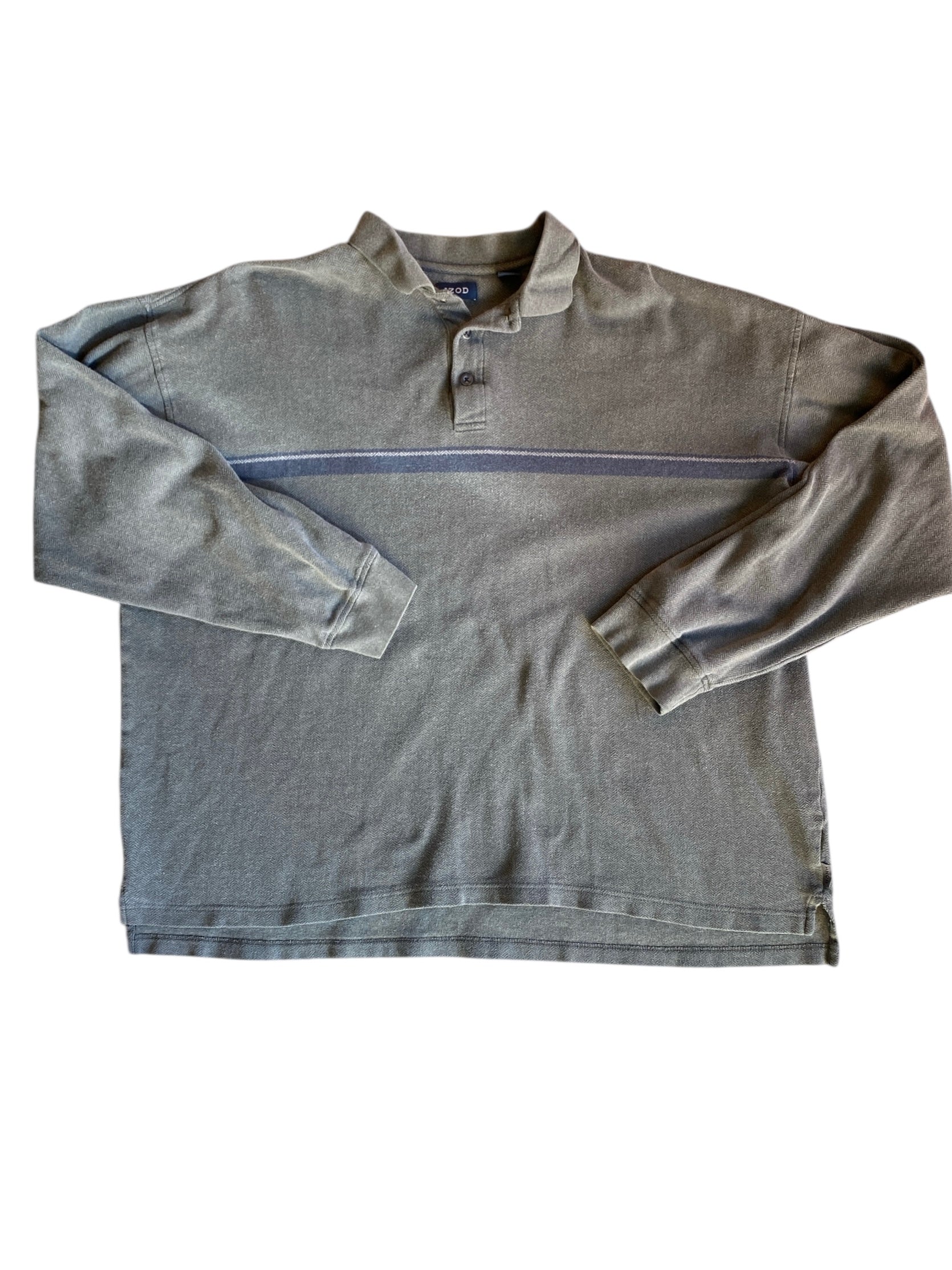 grey Izod rugby top, xlt