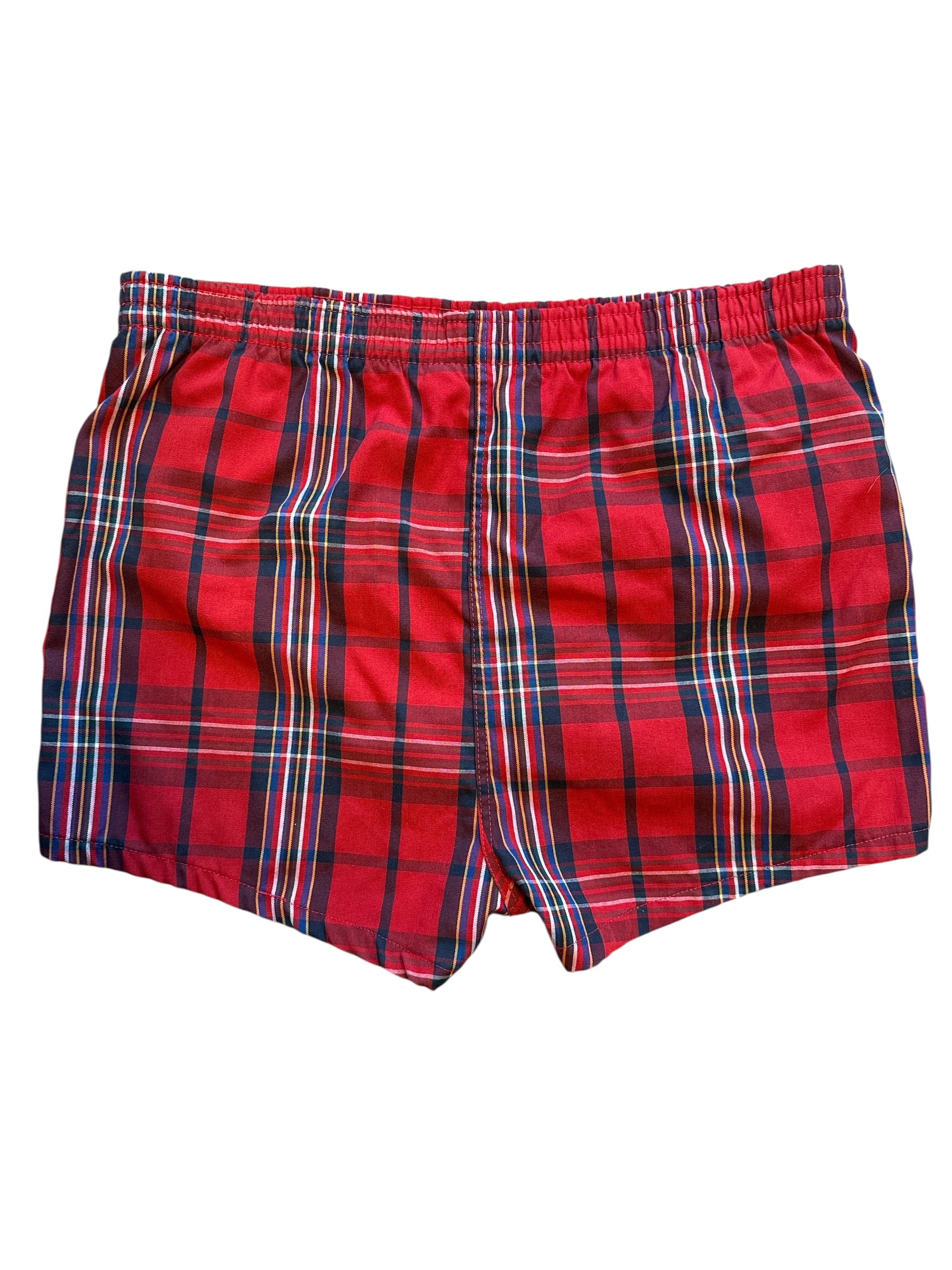 Red Towncraft Vtg plaid shorts, M