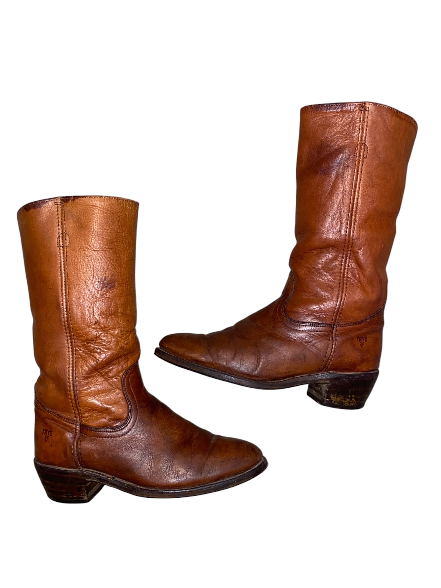 Brown Frye Vintage leather boot, 9.5