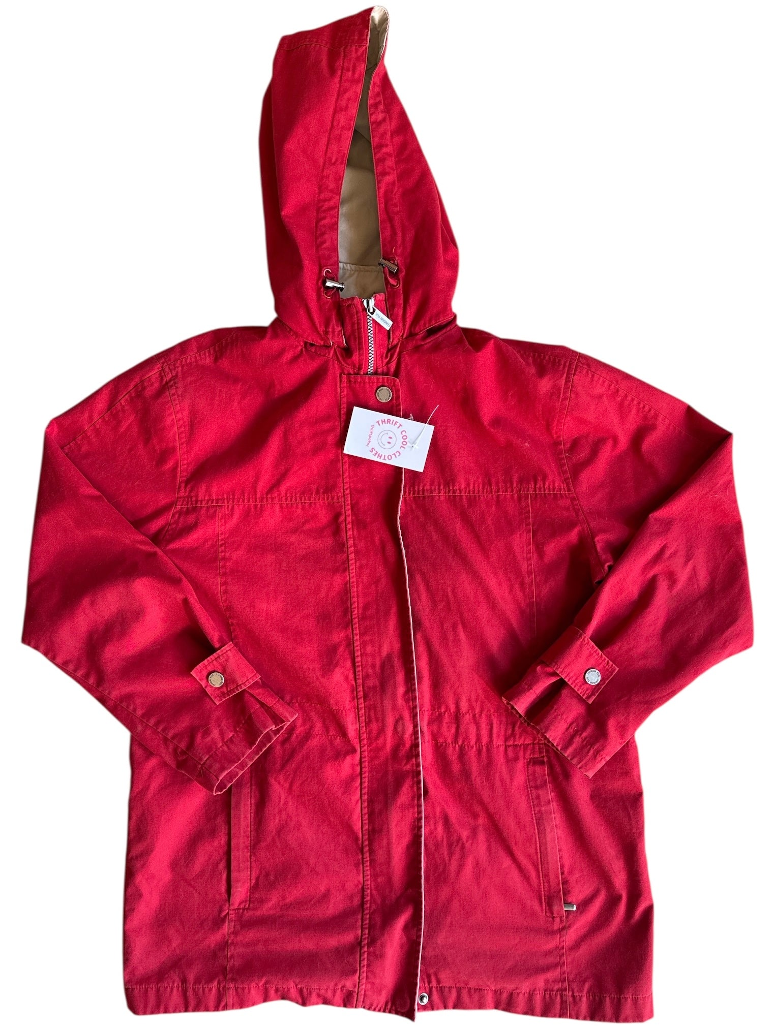 Red London fog Vtg windbreaker jacket, M