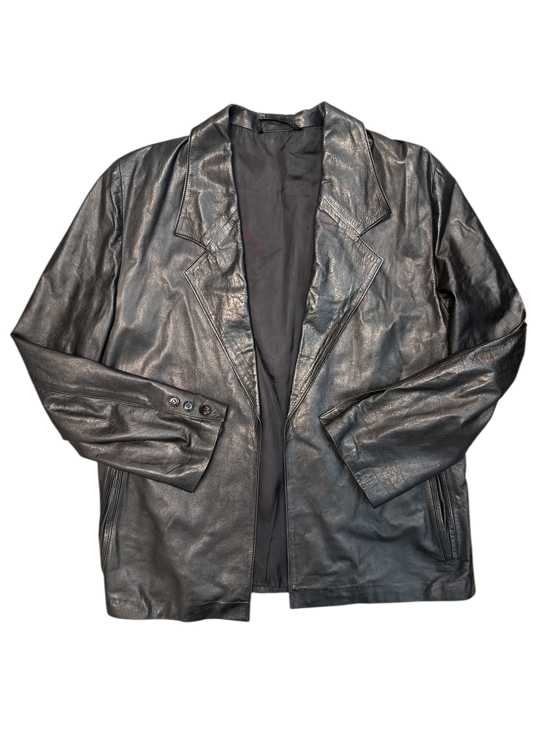 Back  Pleather jacket S/M