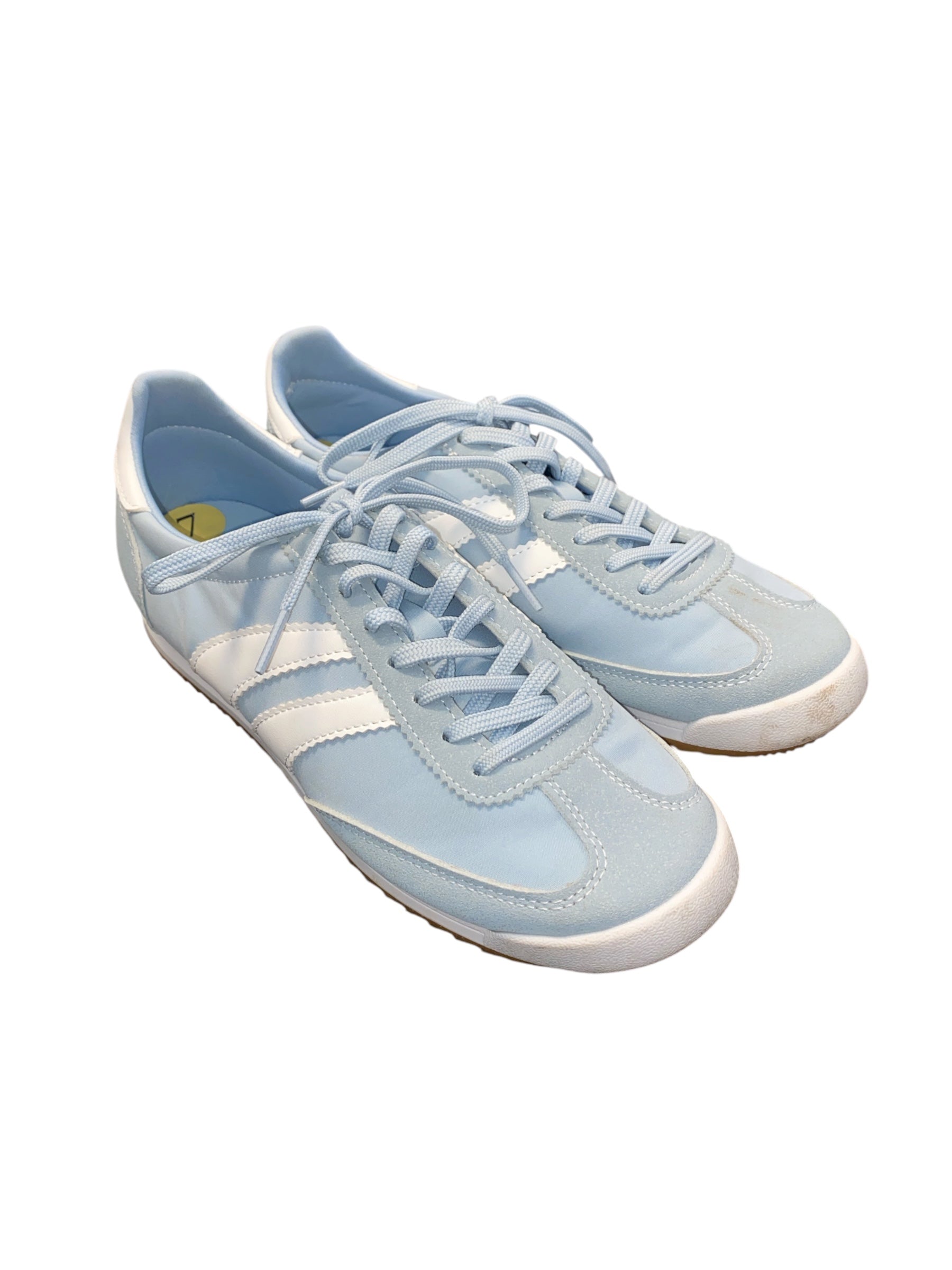 Blue madden girl Stripe sneaker, 7