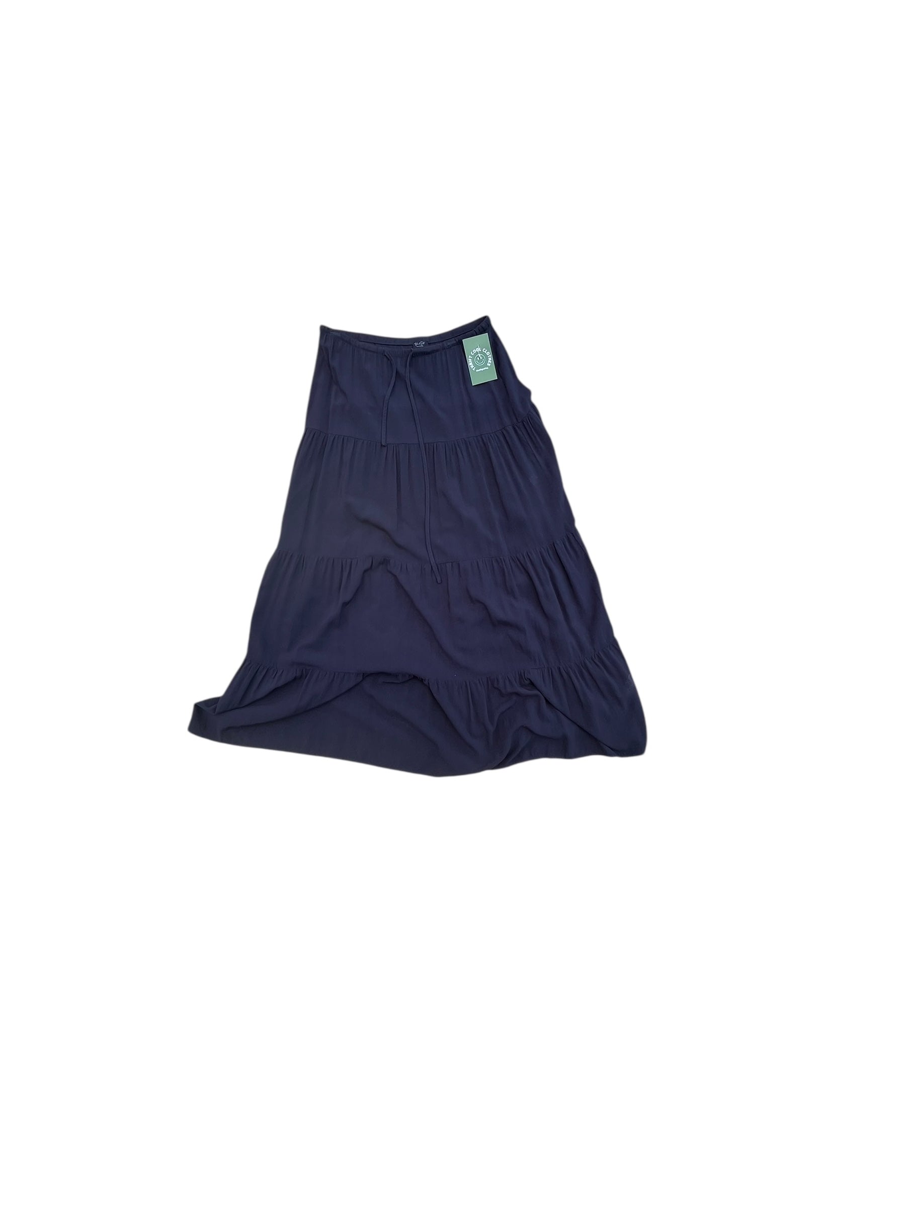 navy blue John Galt maxi skirt, OS