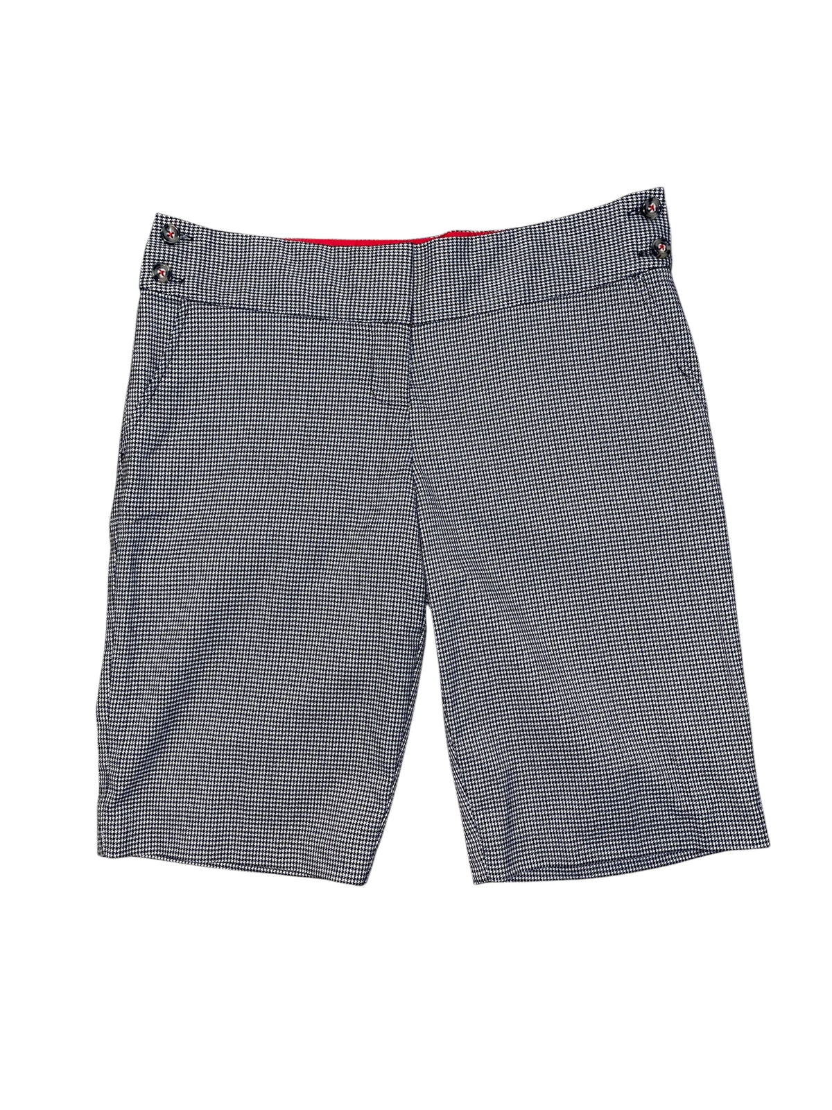 black gray delias y2k houndstooth capri, 7