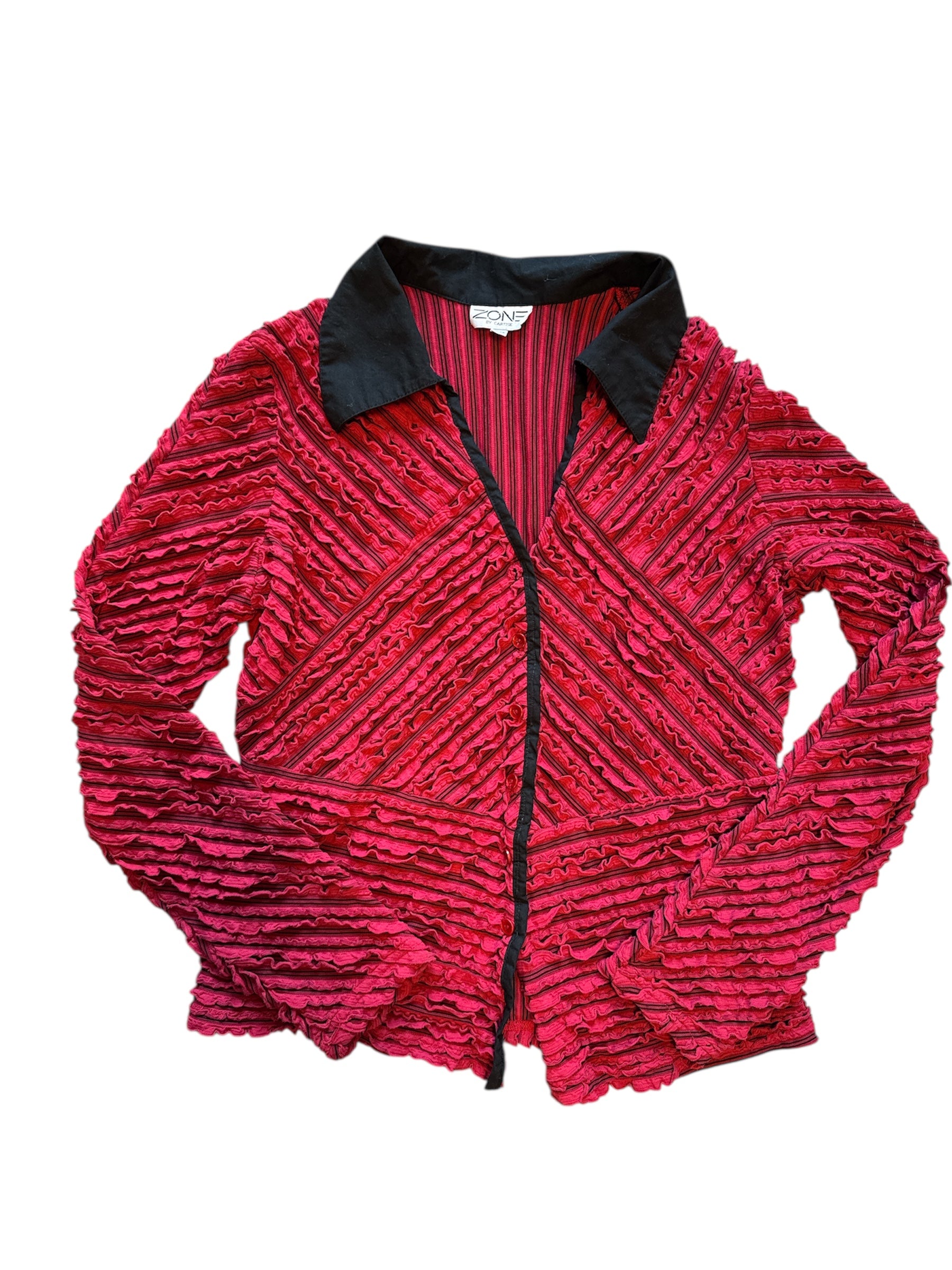 Red Zone Textured collared ls, Xl