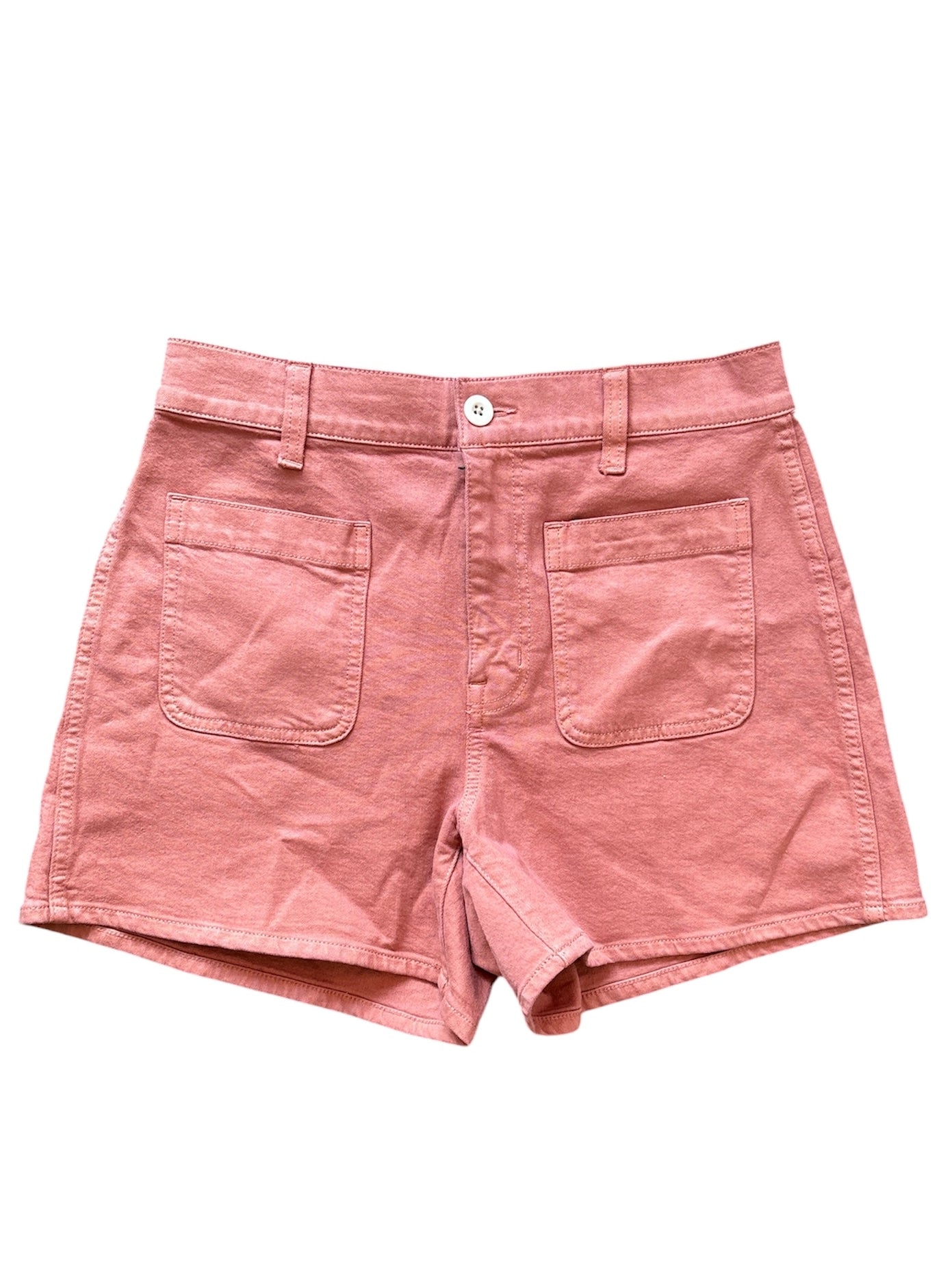 brown madewell nwt high waisted shorts, 27