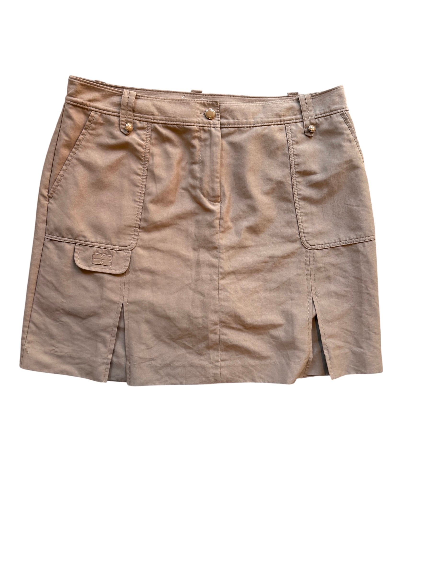 Tan Izod Cargo skirt, 8