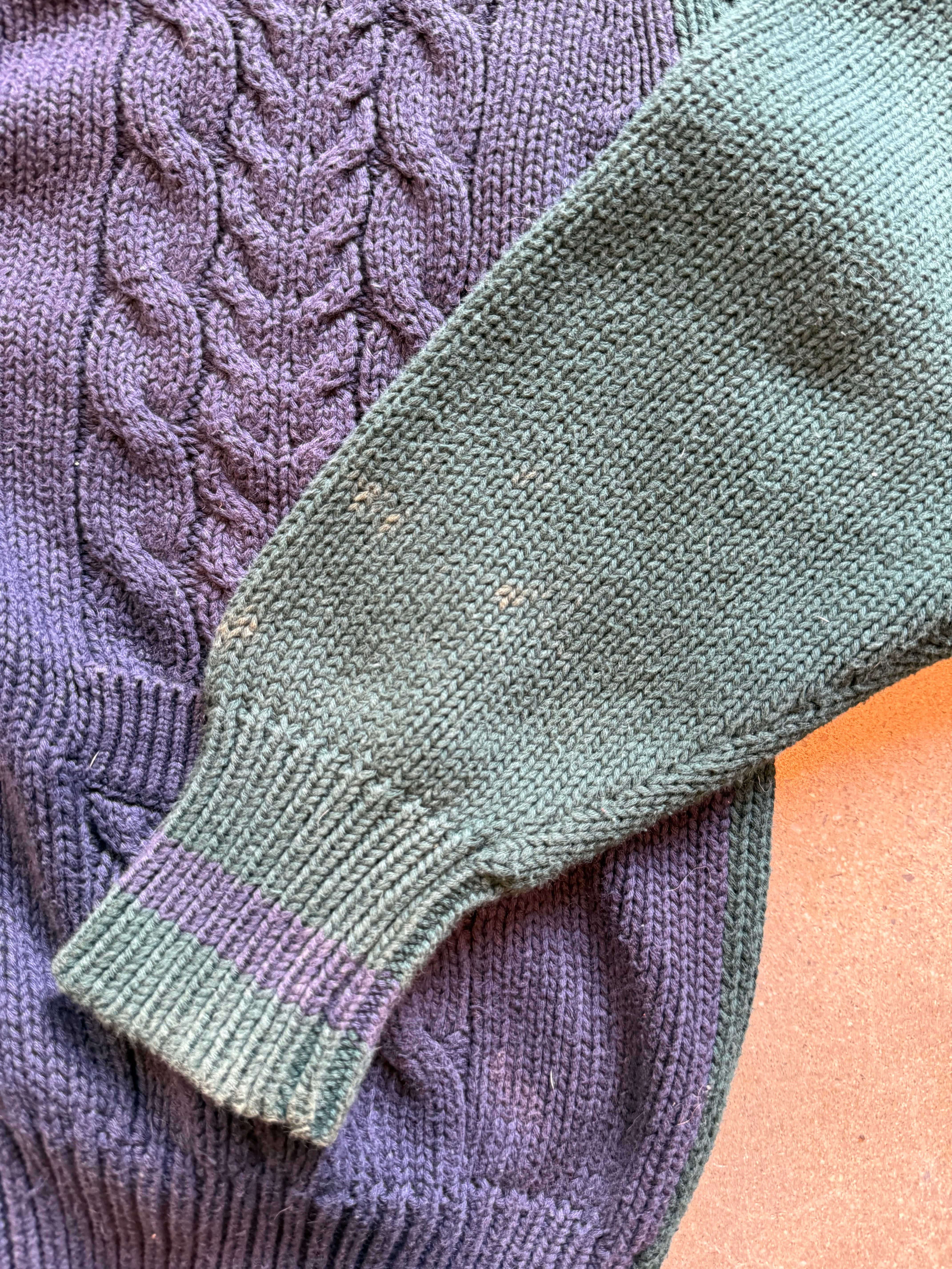 Green Gap Knit cardigan, M