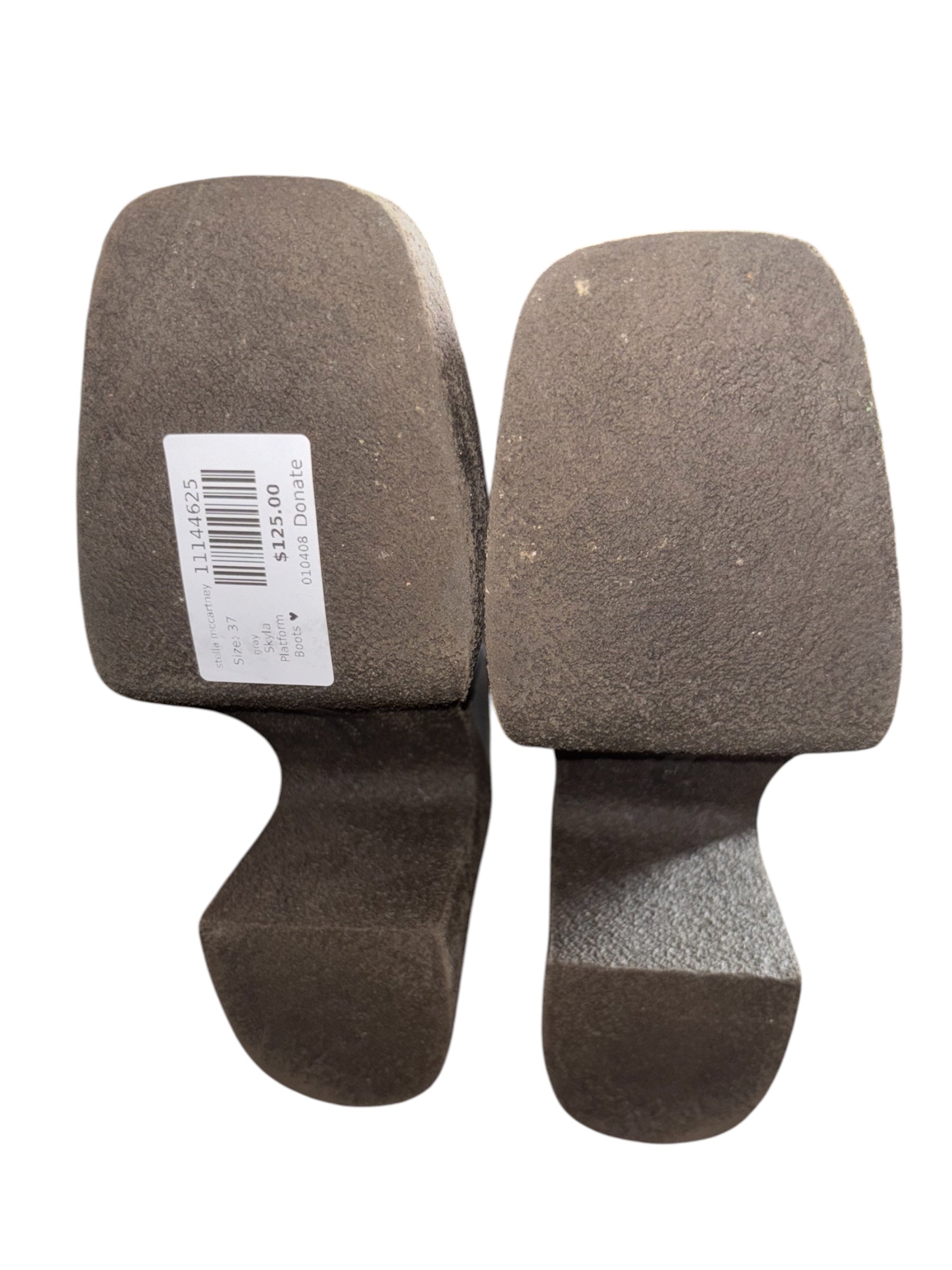 gray stella mccartney Skyla Platform Boots ♥️, 37 fit like 6.5
