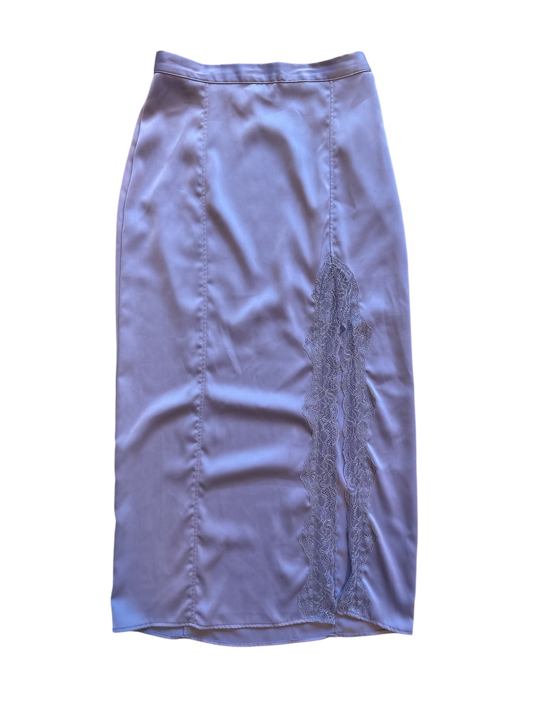 Purple Urban outfitters lace trip maxi skirt, XS