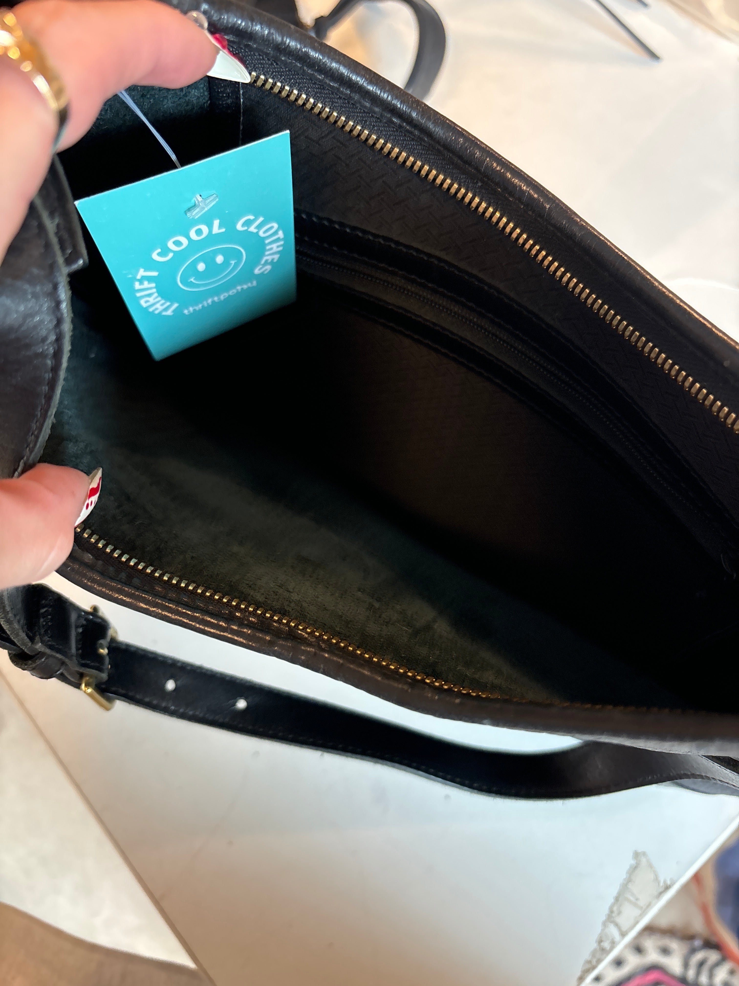 black dooney & bourke leather handbag
