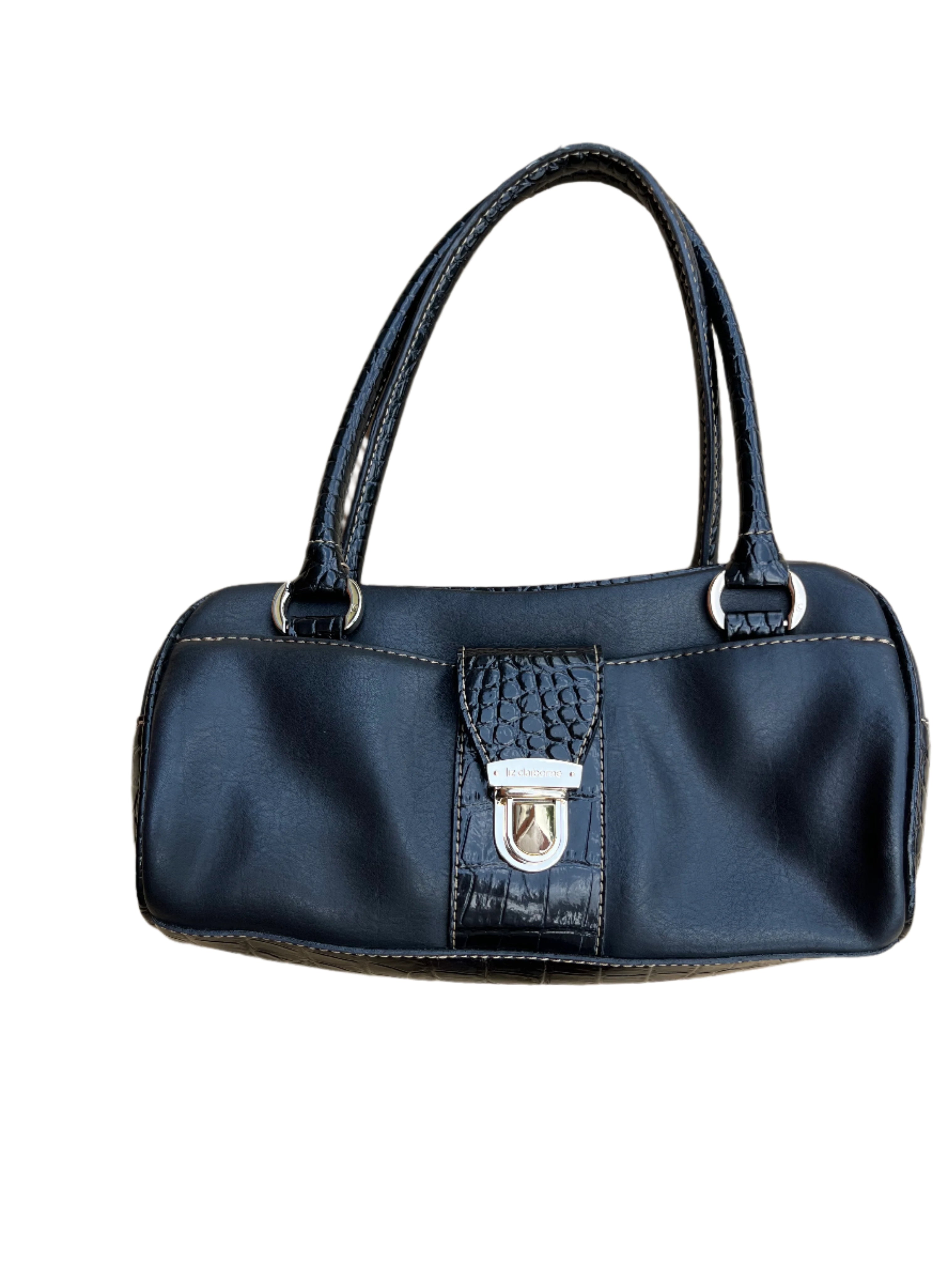 black Liz Claiborne shoulder bag