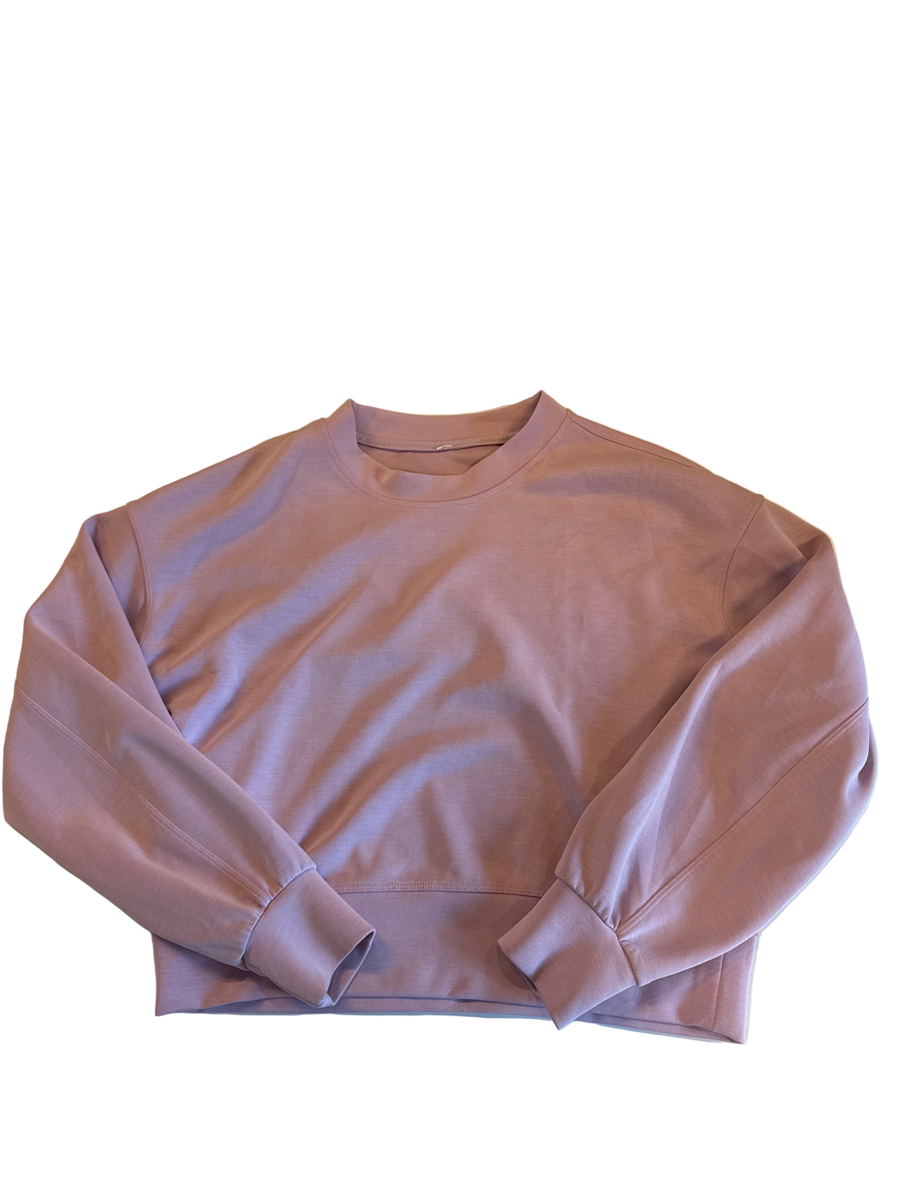 pink lululemon crewneck, s