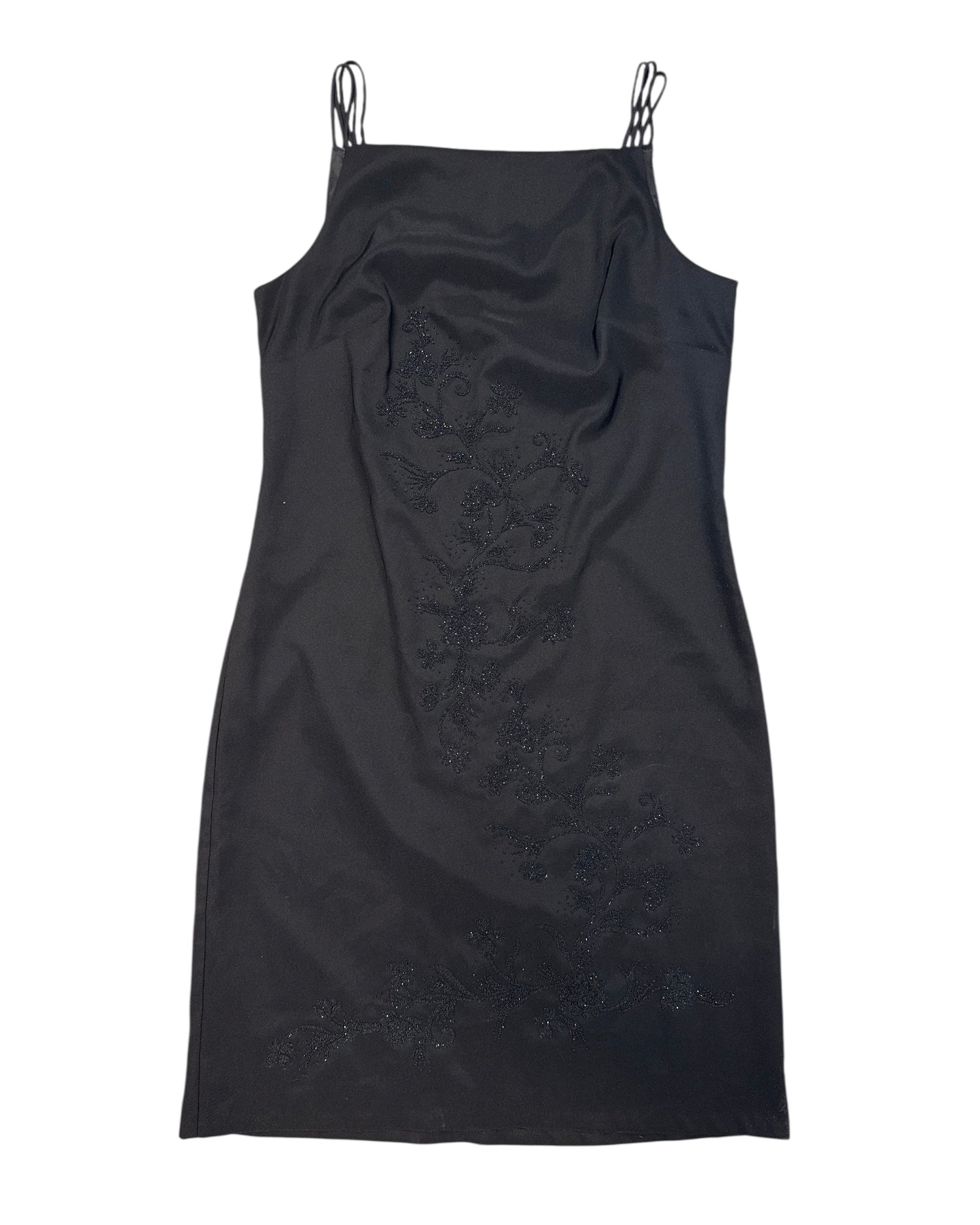 black sangria DEADSTOCK beaded gown, 12