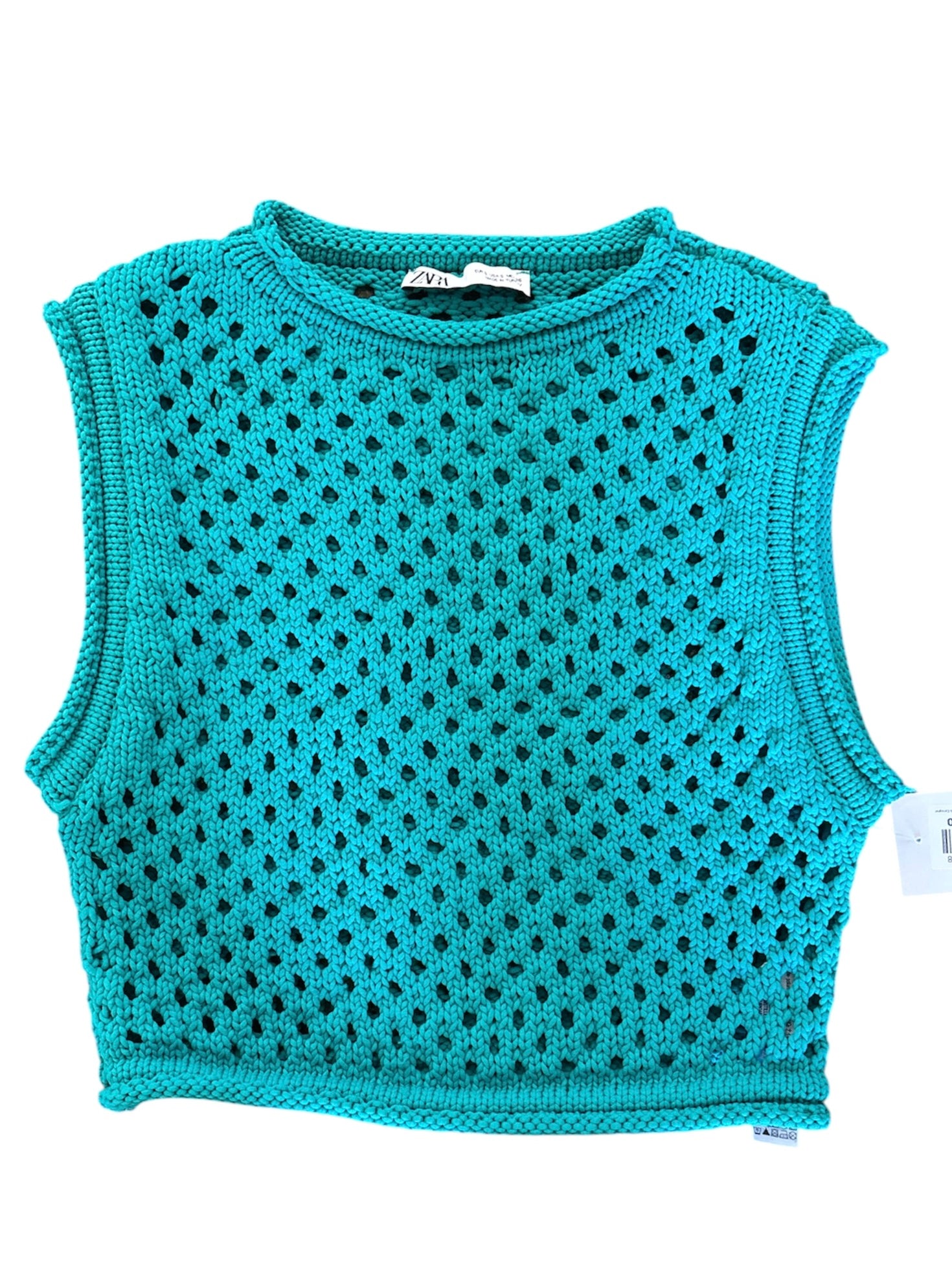 Teal Zara Knit tank, S