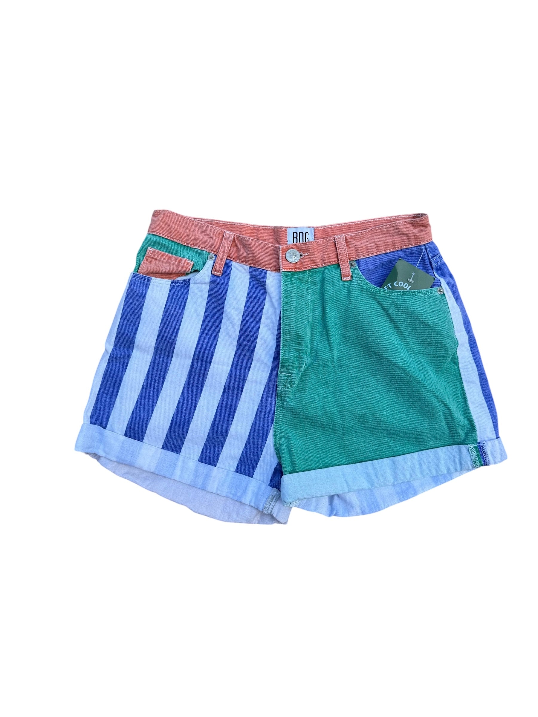 Multi BDG Striped retro shorts, 28