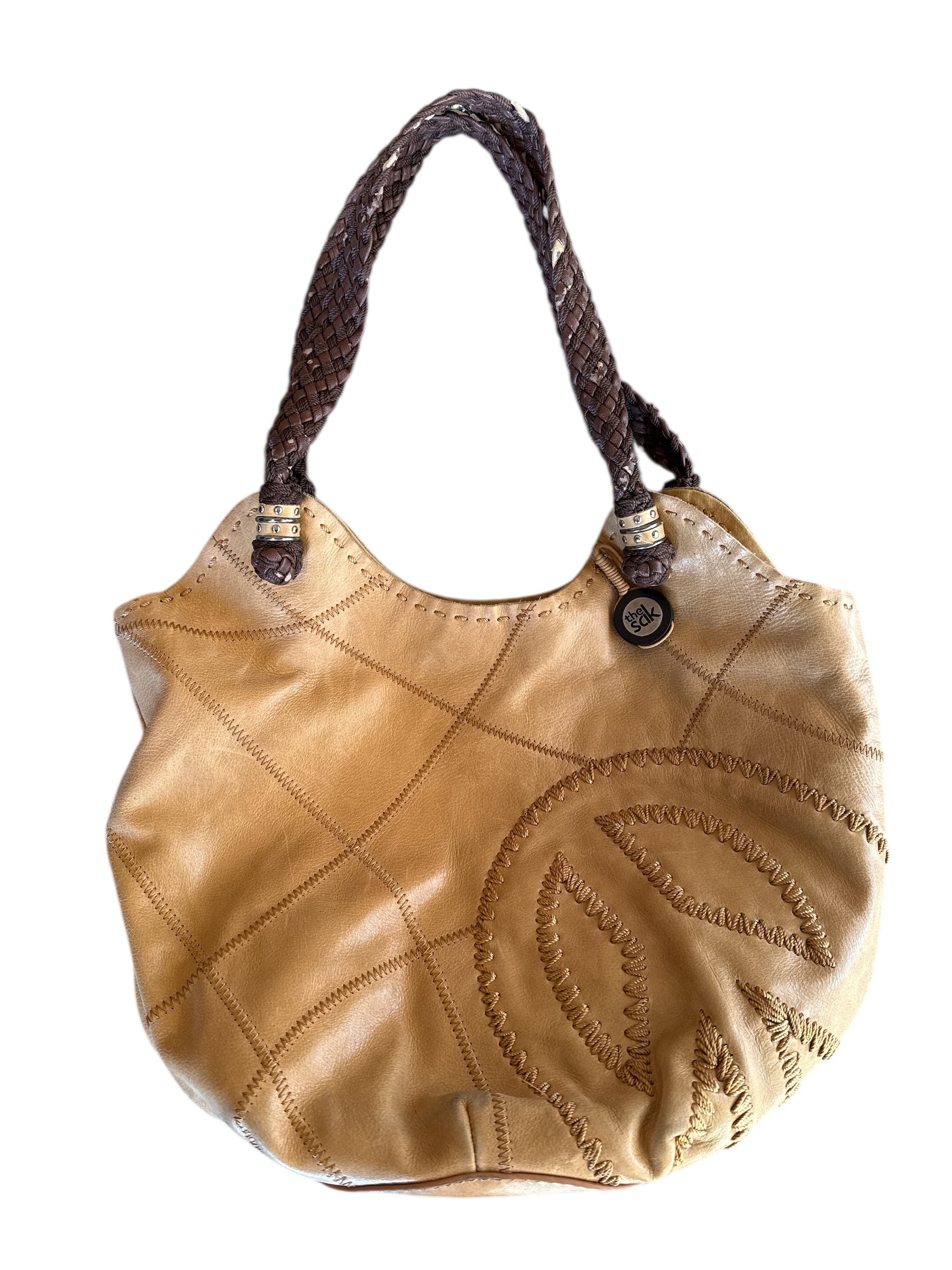 brown the sak peace leather tote