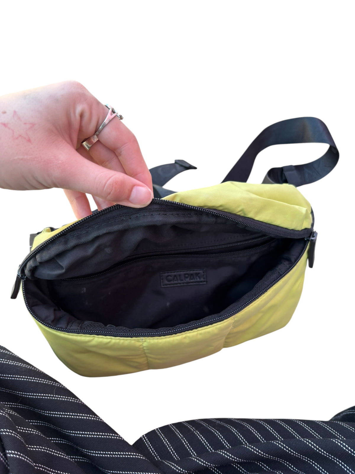 Green Calpak Puff fanny pack