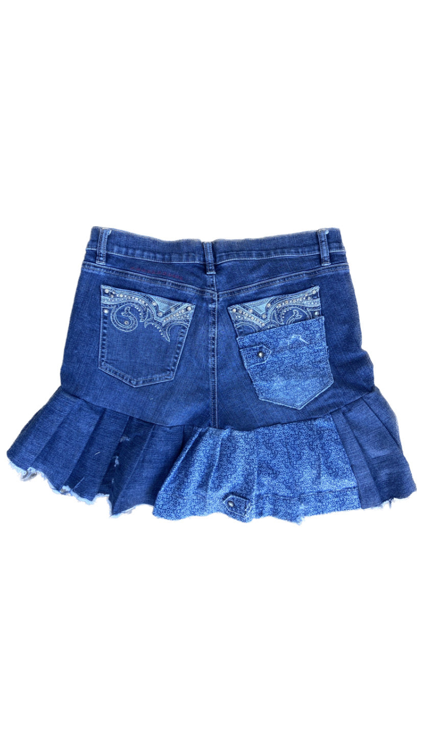 HANDMADE denim skirt