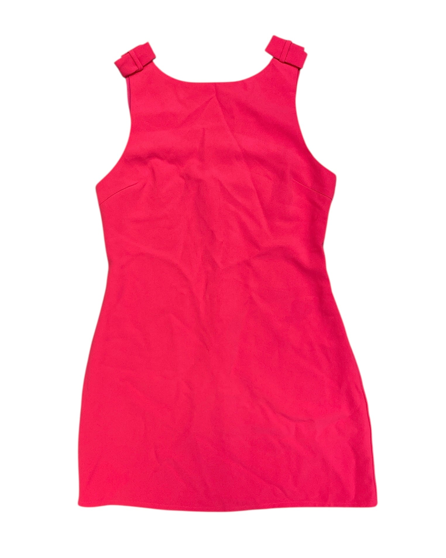 pink sugarlips cutie bow tank mini dress, m