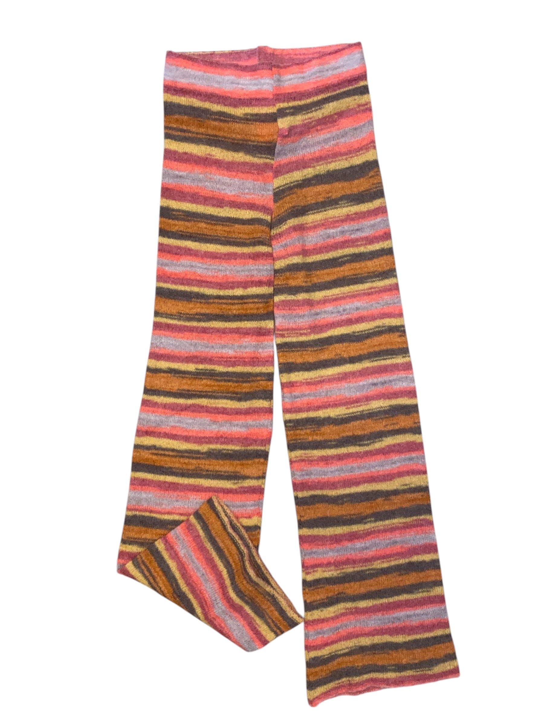 Pink Zara Striped pajama pant, S