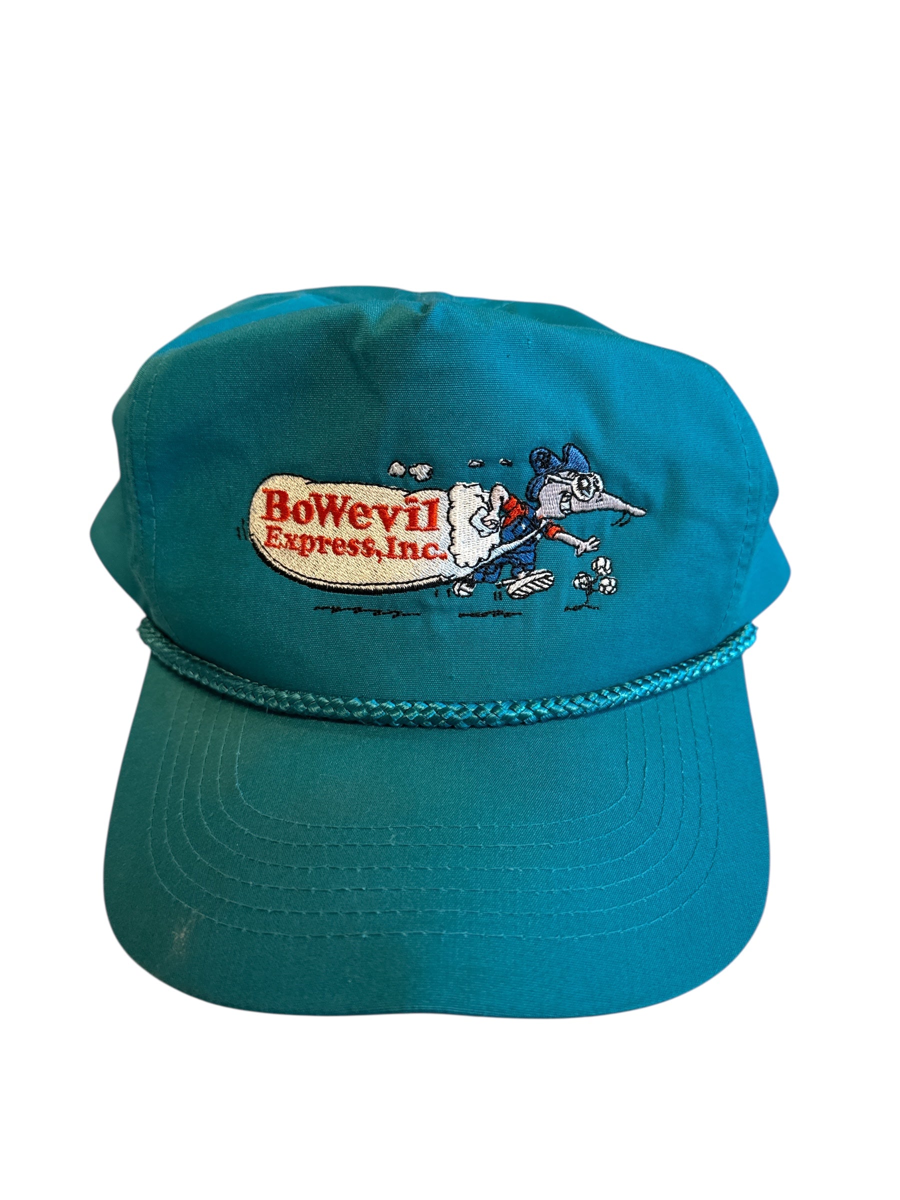 teal  bowevil hat