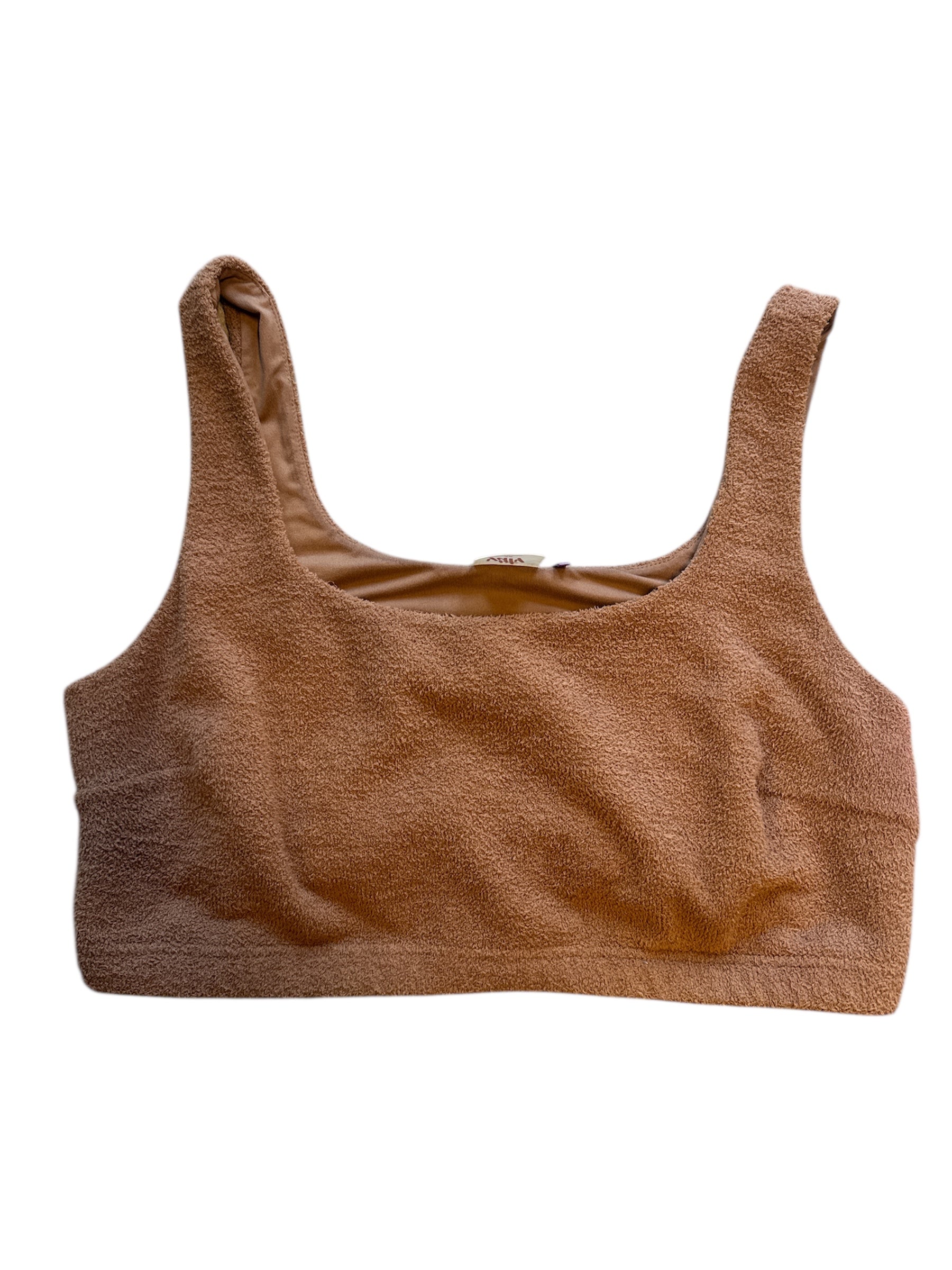 brown yitty fuzzy top, 3X