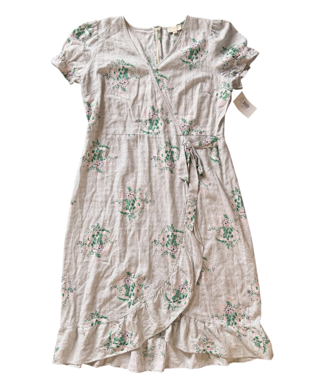 green pink loft floral ss maxi, 18