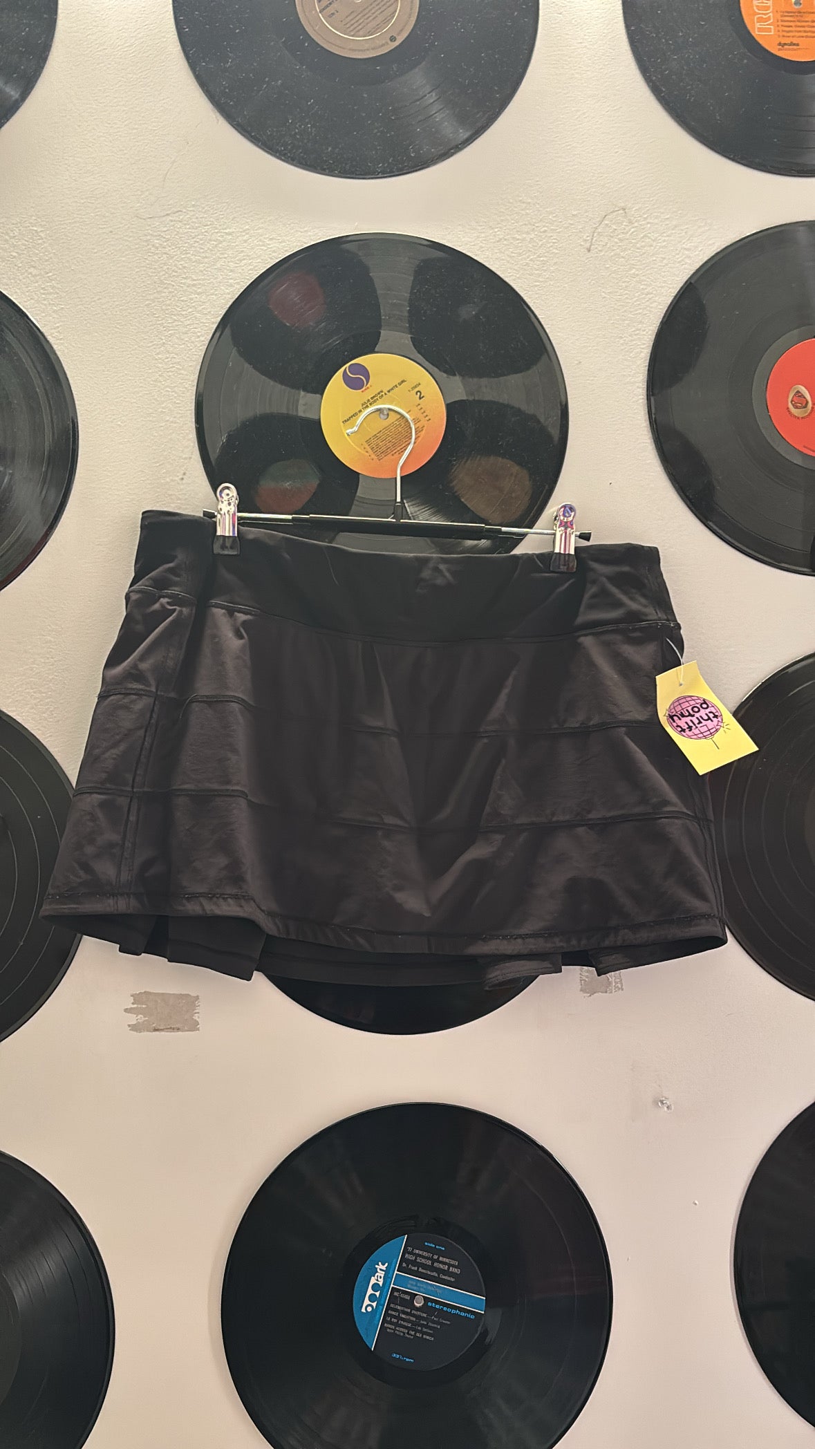 Black lululemon Workout Skort