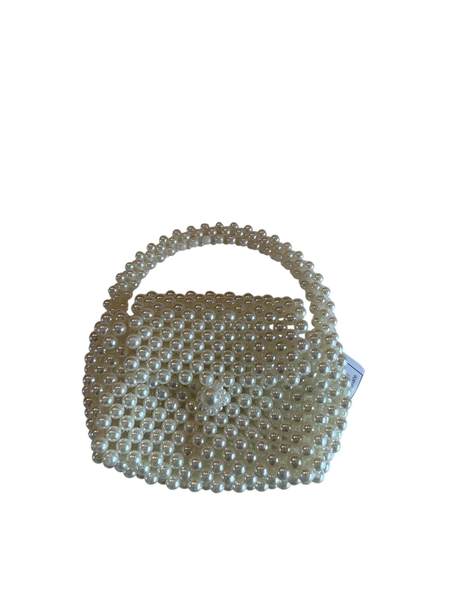 cream  pearl mini handbag