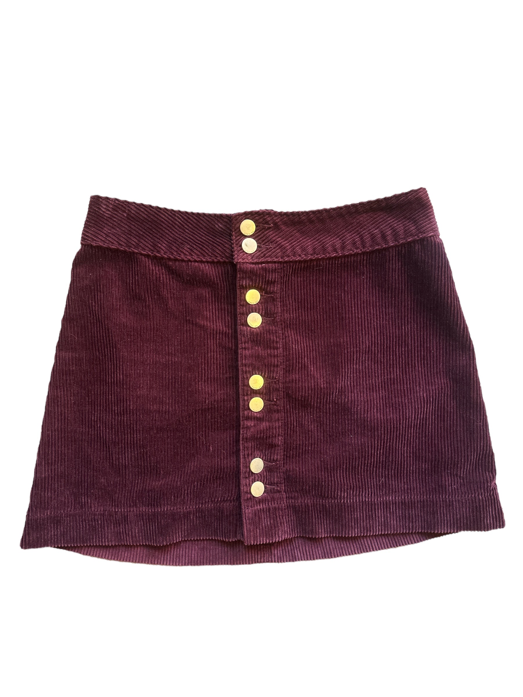 maroon abercrombie ribbed mini skirt, 2