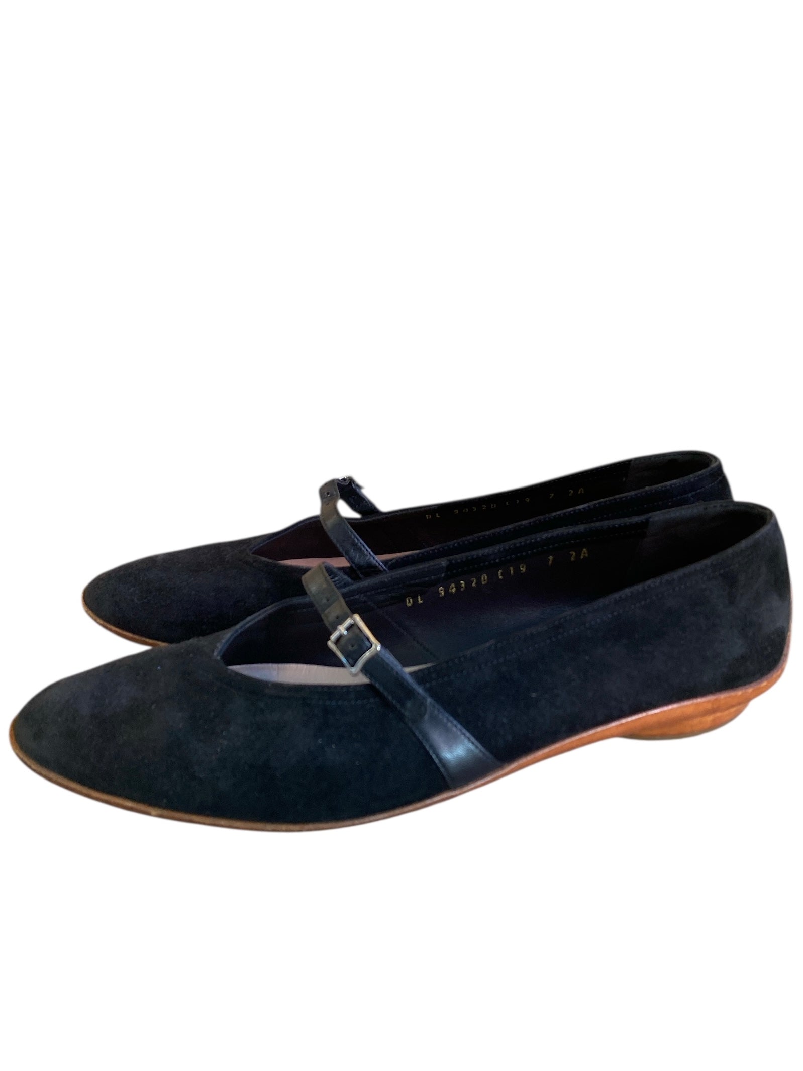 black Ferragamo cutie mary jane flats, 7