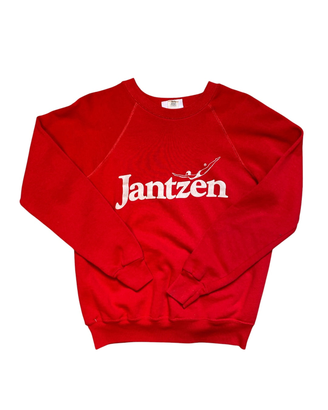 red bassett walker vtg jantzen crew, L