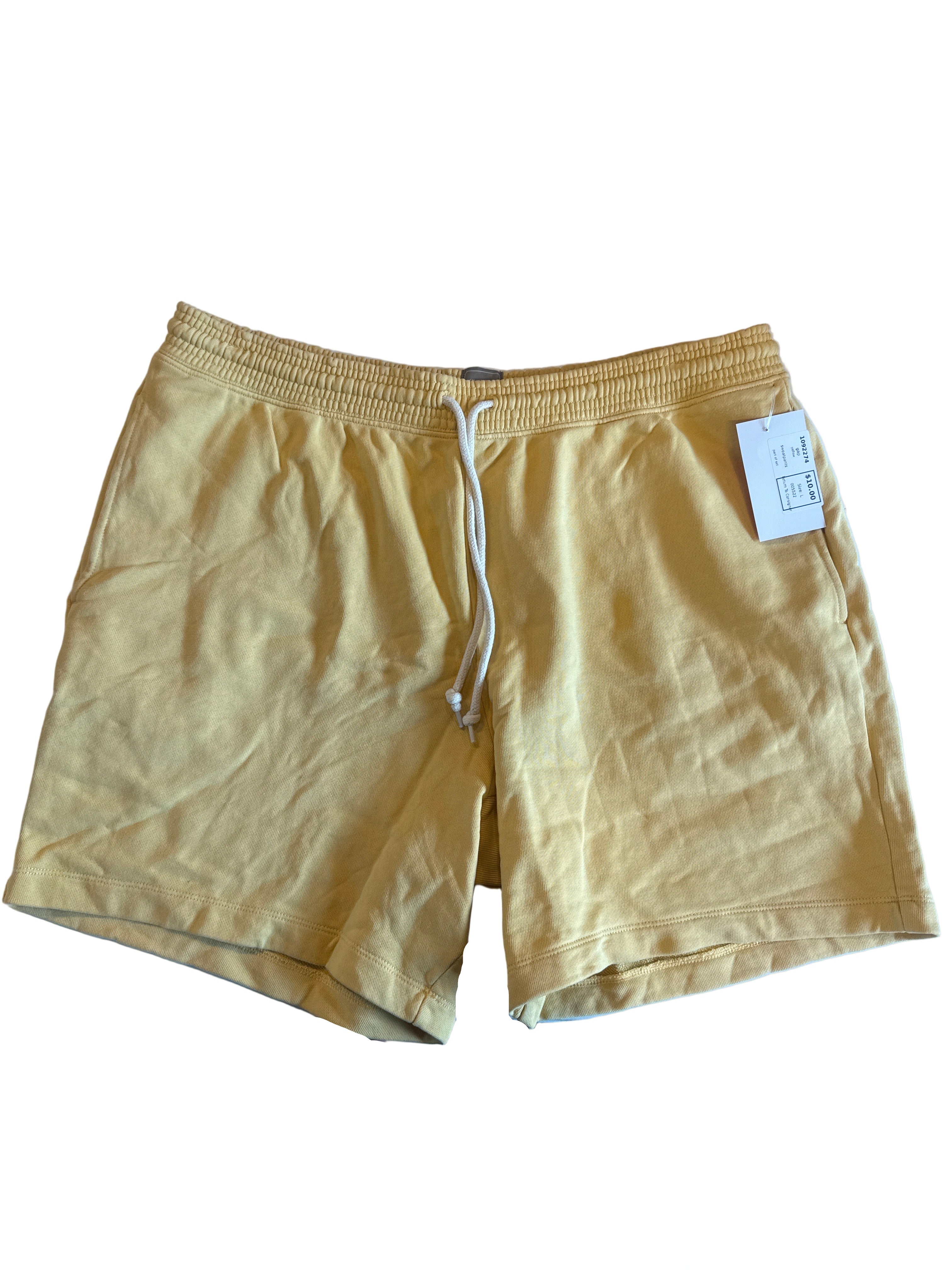 yellow gap sweatpants, L