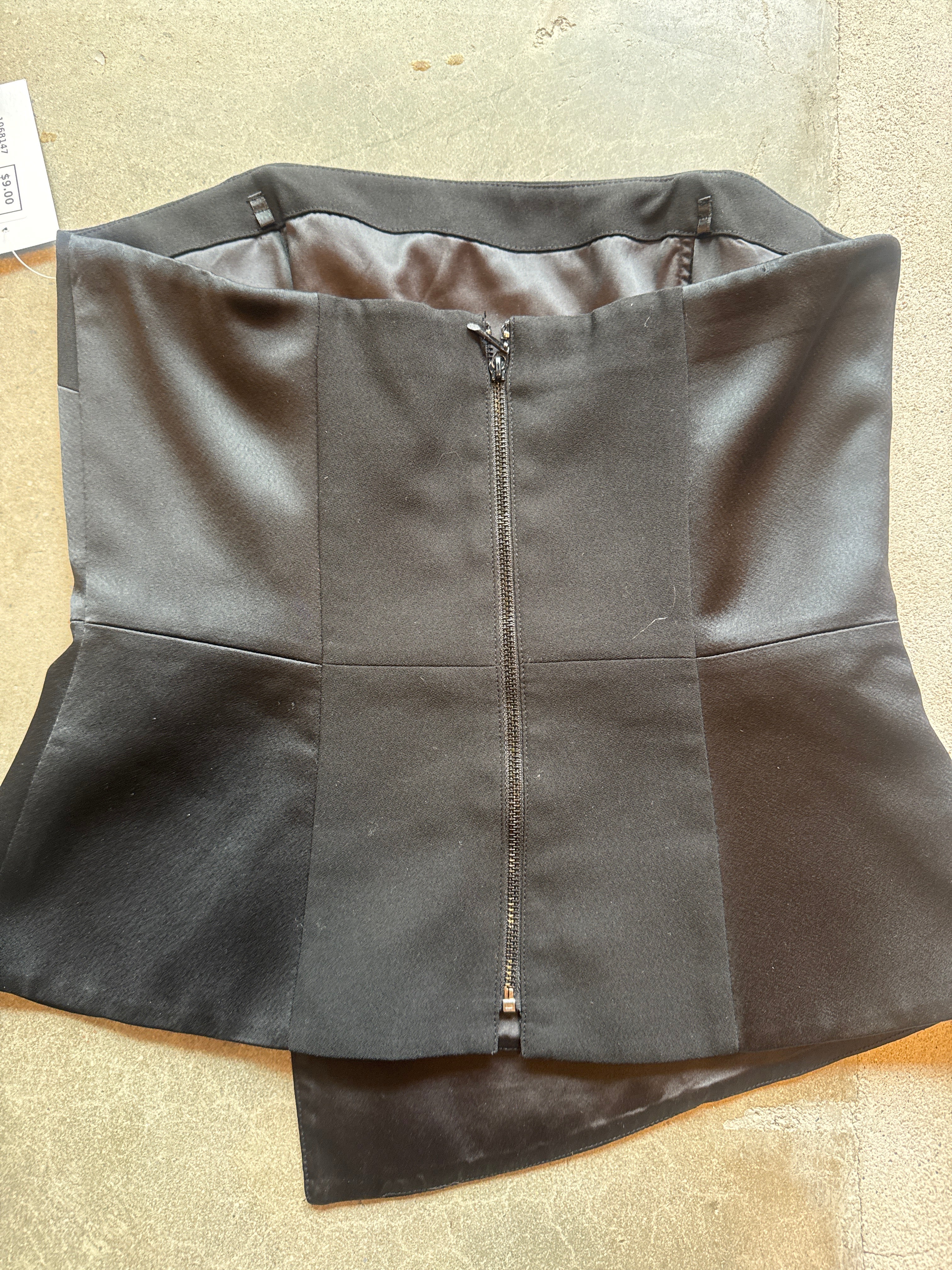 Black white house black market Strapless top, 6