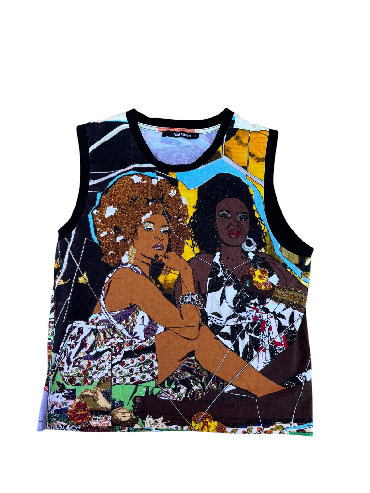 brown gold rome pays off diva tank, s