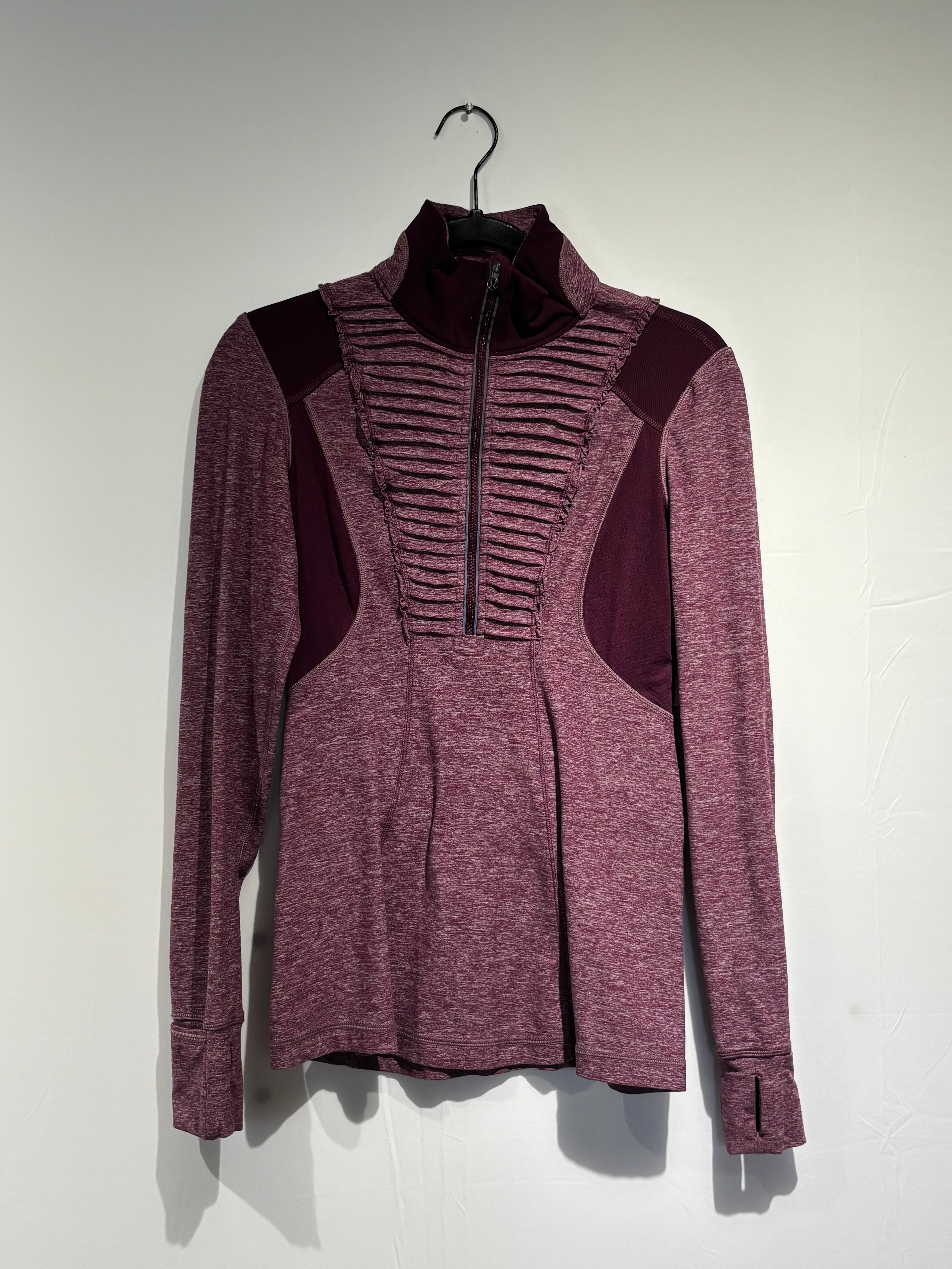 Purple Lululemon Heather half zip, 6