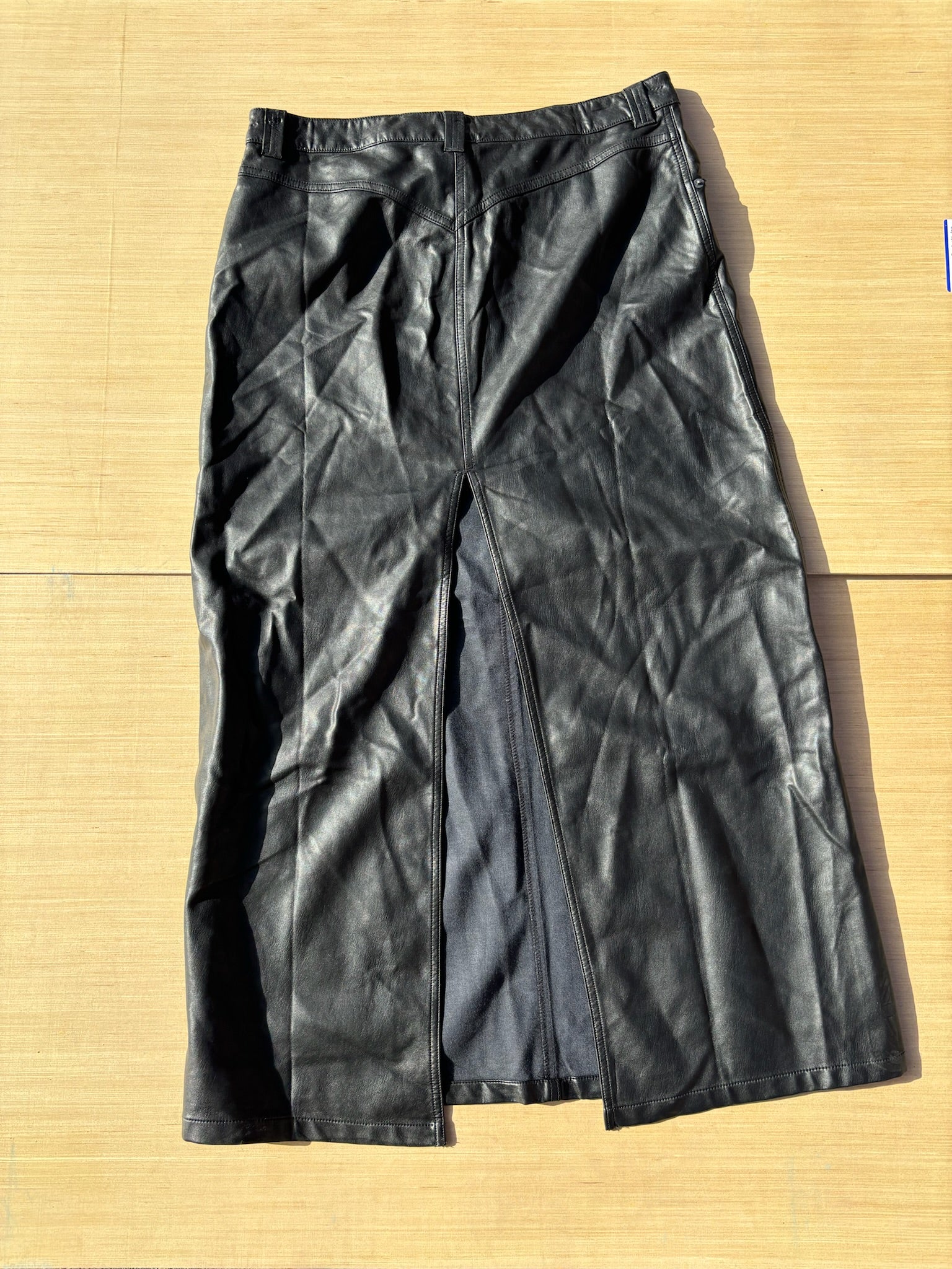 black free people pleather maxi, 12