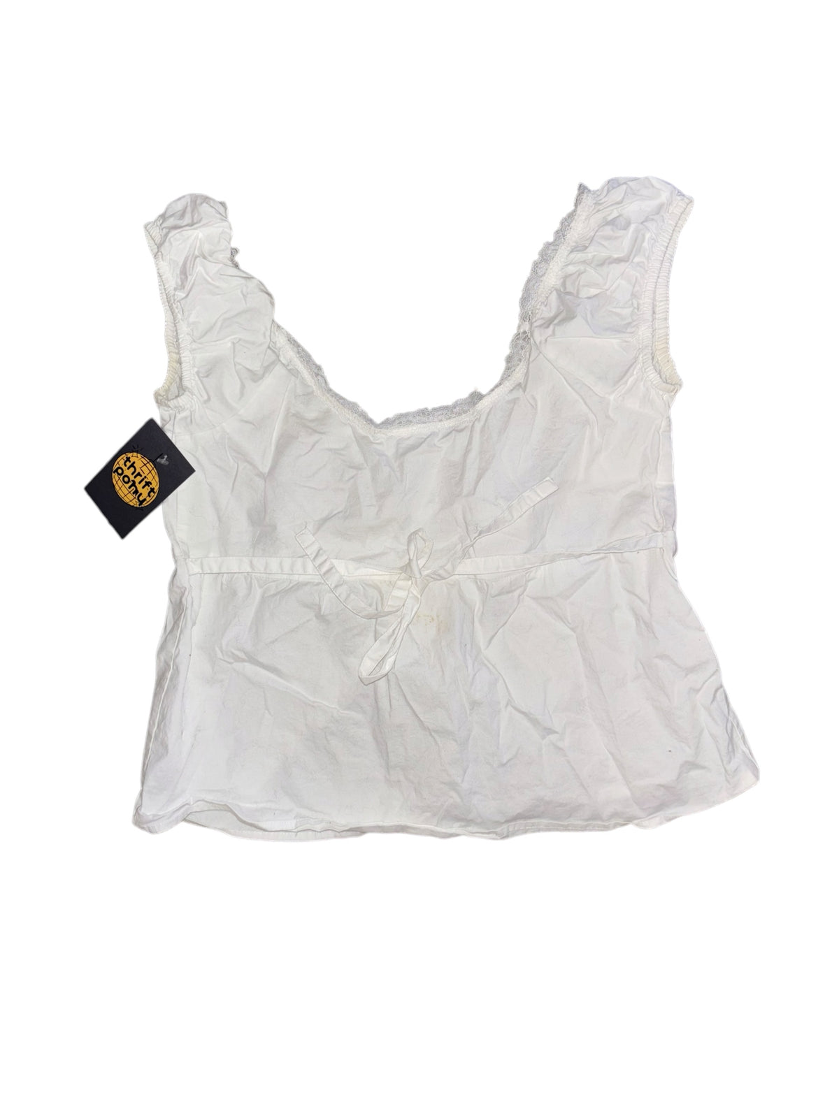 white brandy melville babydoll tee
