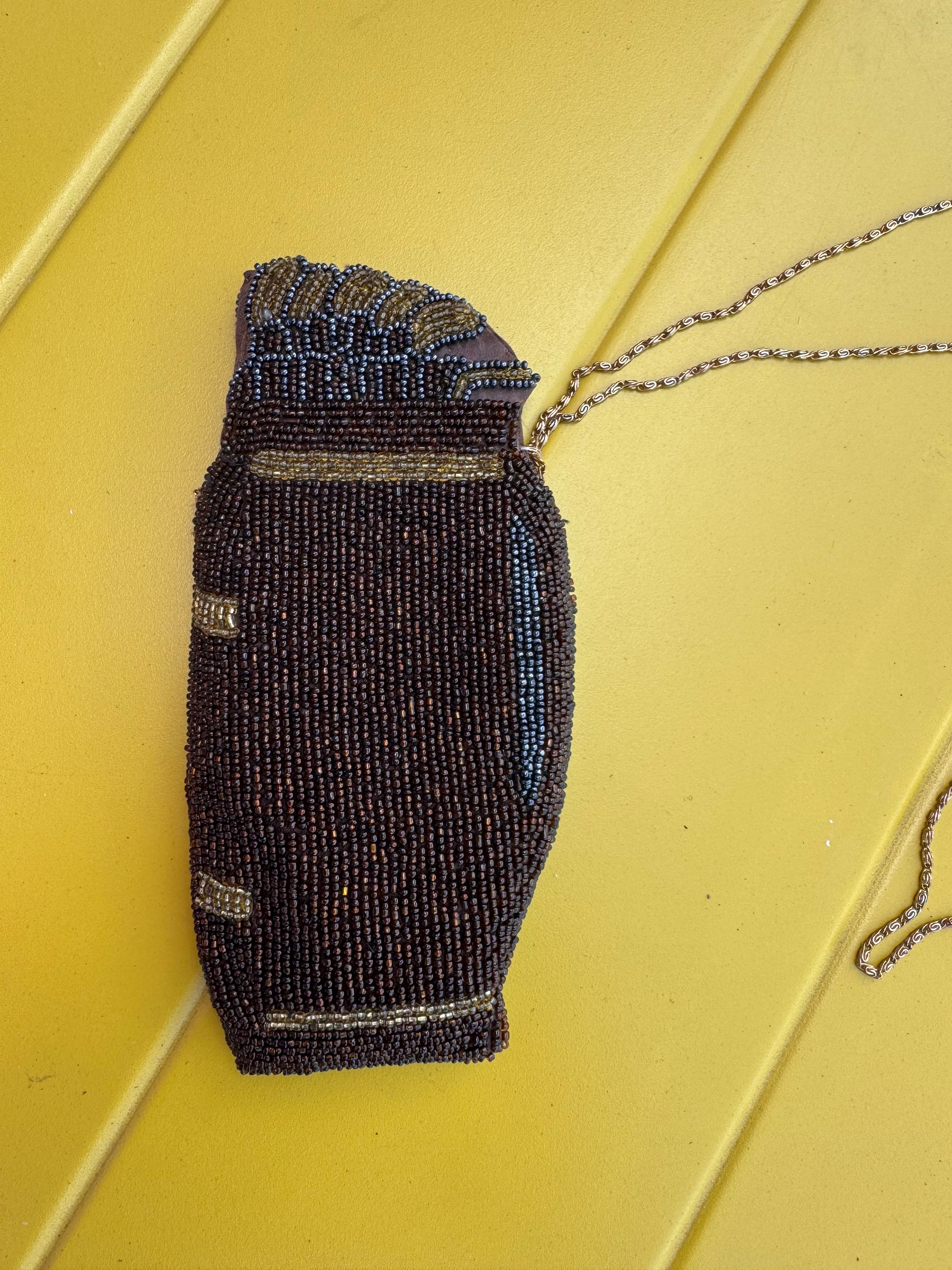 beaded golf club crossbody