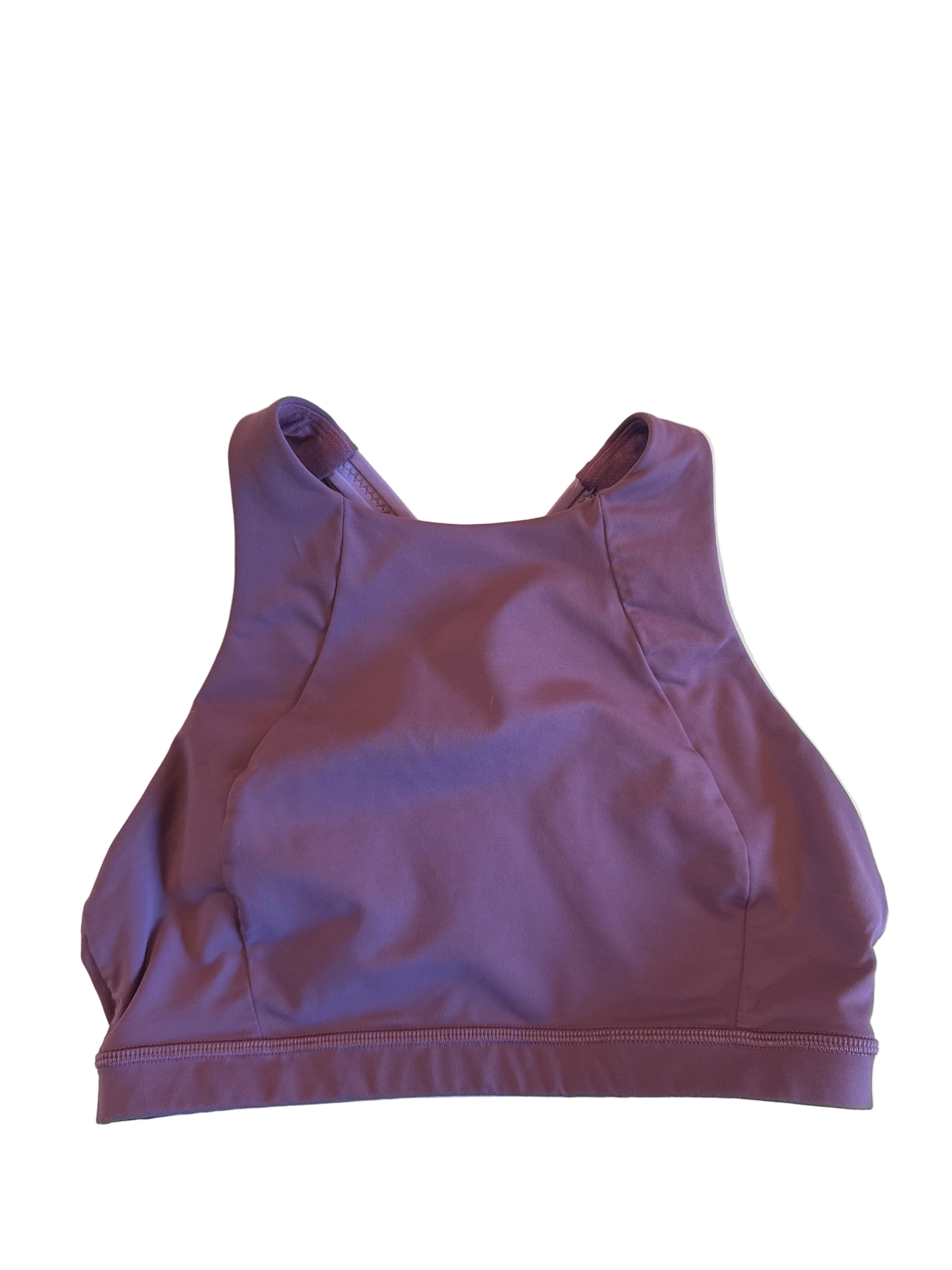 purple lululemon strappy sprots bra, 6