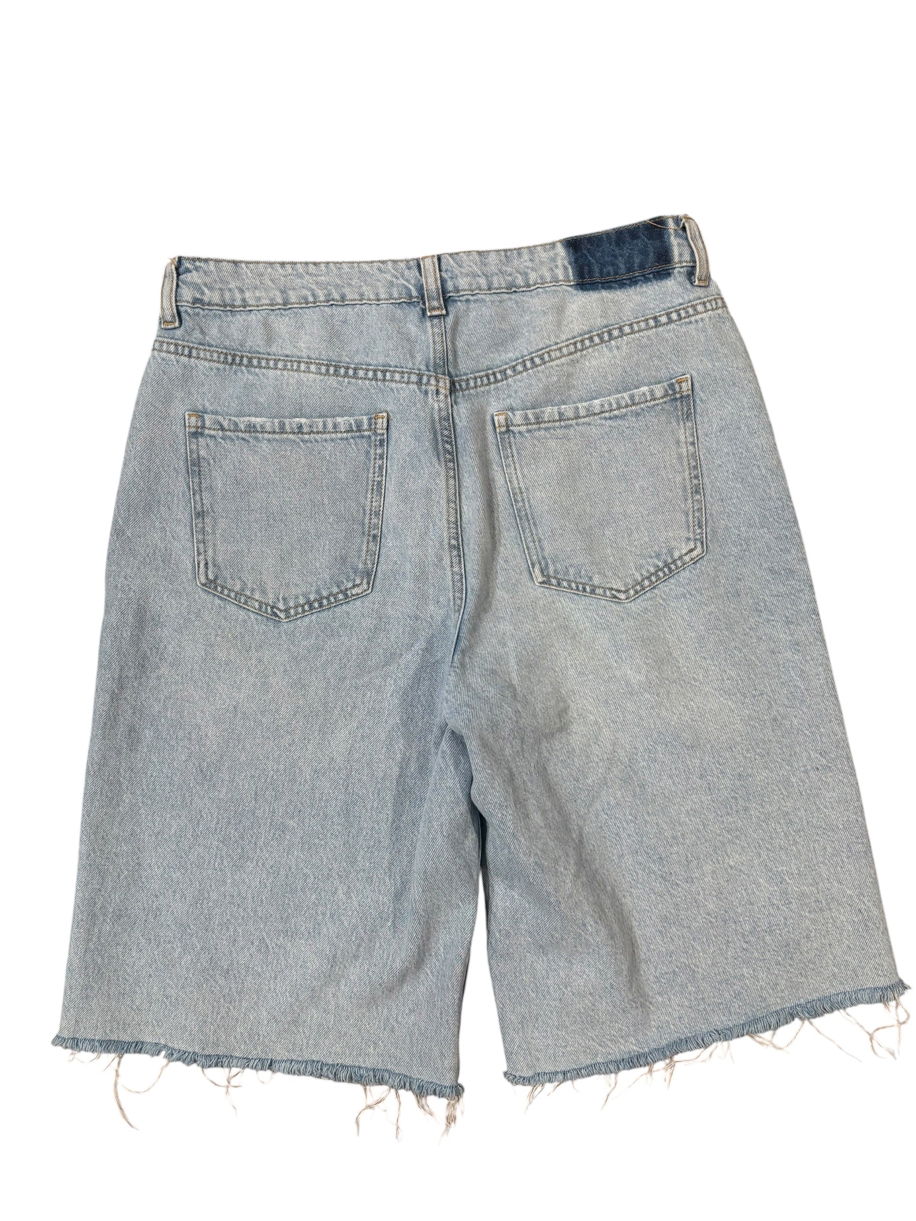 light wash rita ora x primark long cutoffs, 8