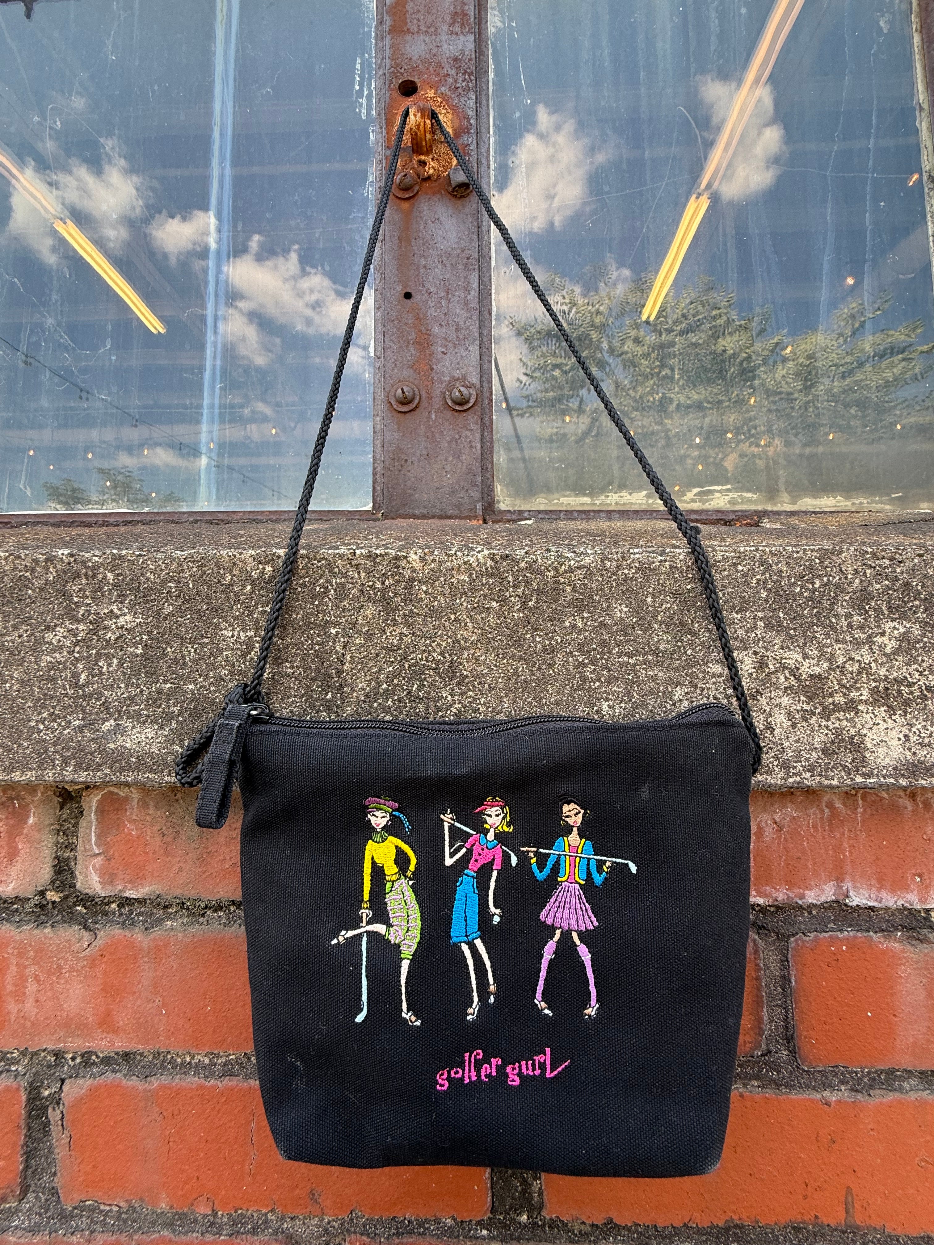 black marlo sport golf gurl purse