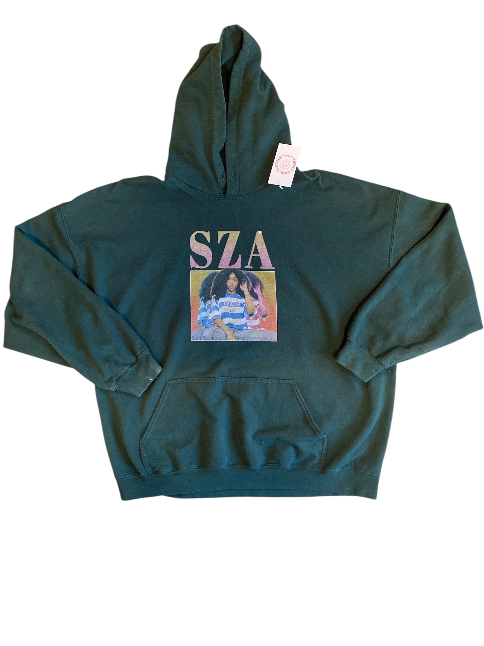 green gildan sza hoodie, 2xl