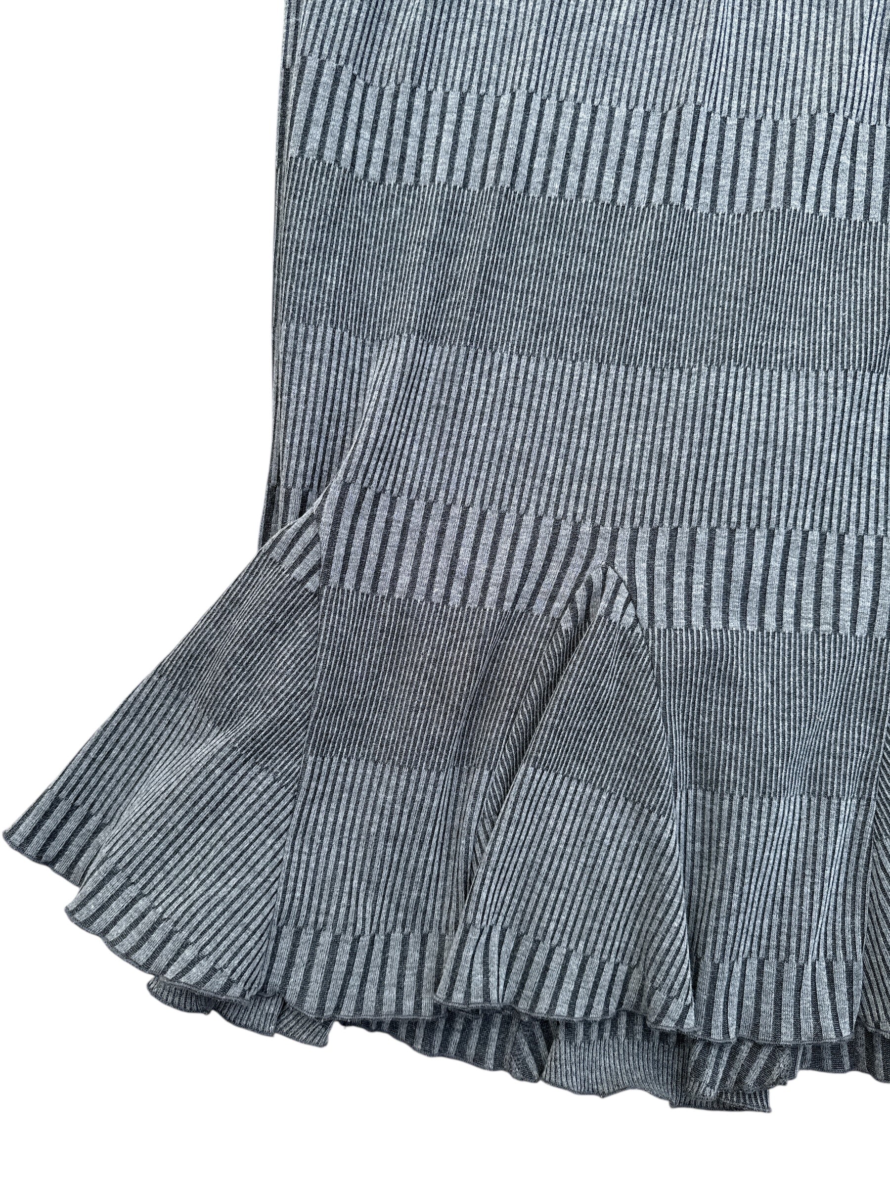 gray cato ribbed maxi, 18/20
