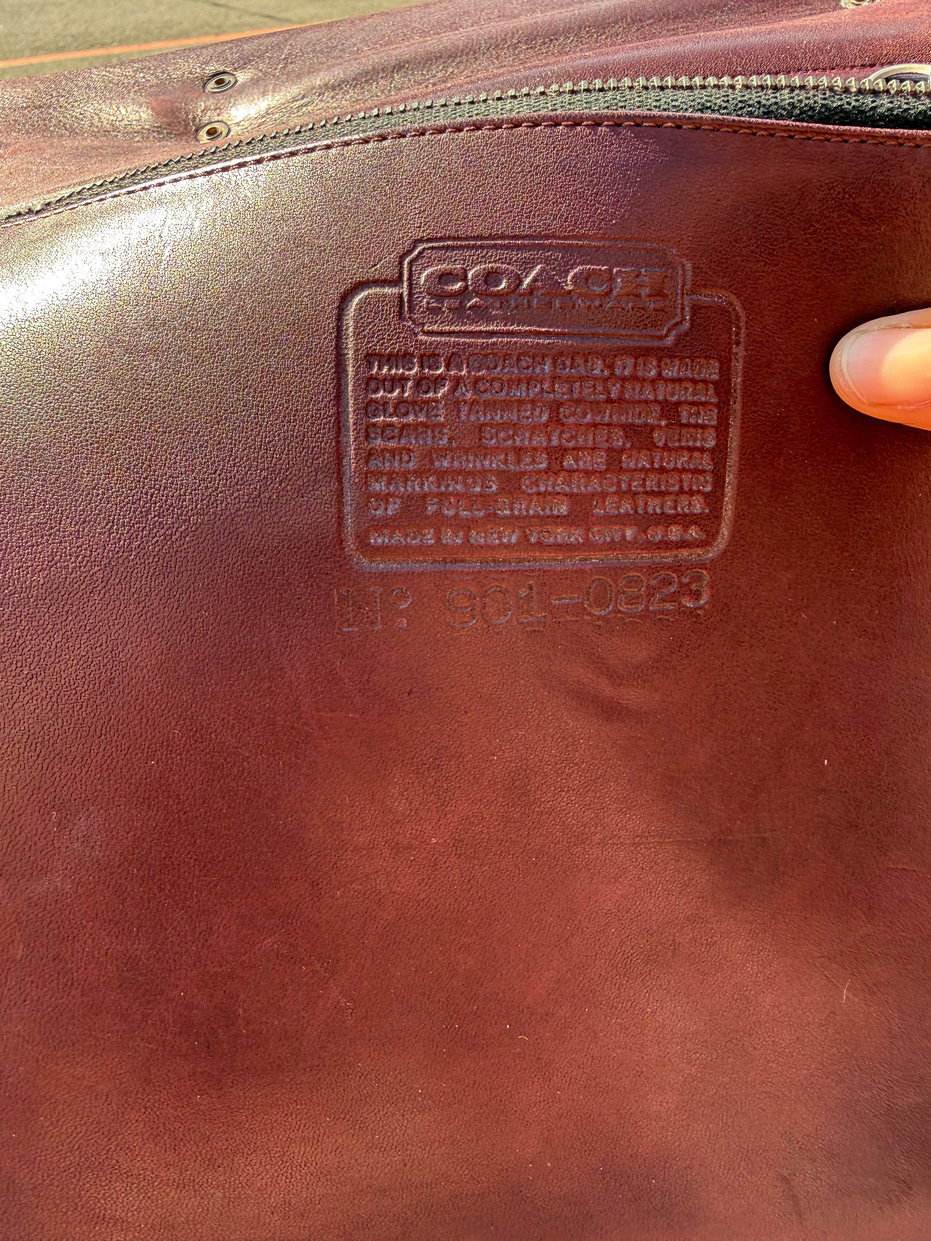 Brown Coach Leather briefcase 9010823