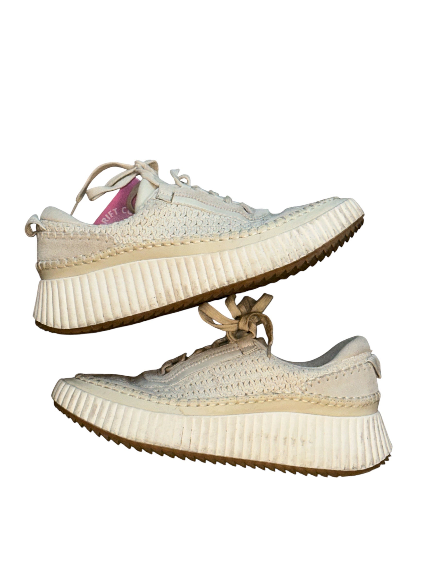 beige dolce vita platform sneakers, 9