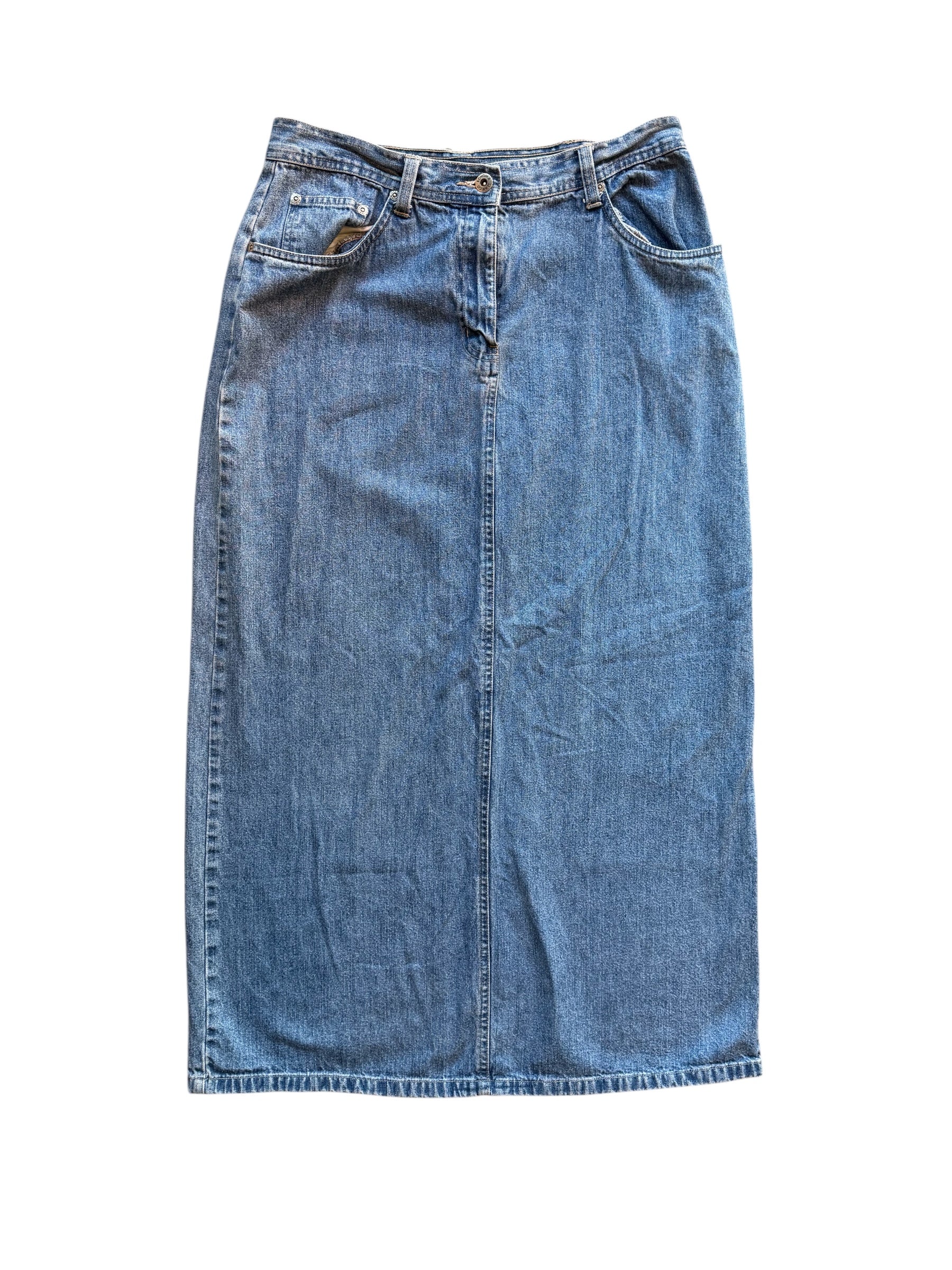 Blue Blassport denim maxi skirt, 12
