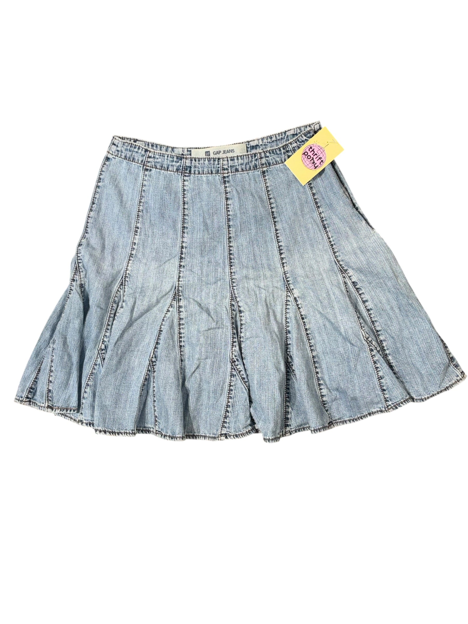Blue Gap Denim midi skirt, 6